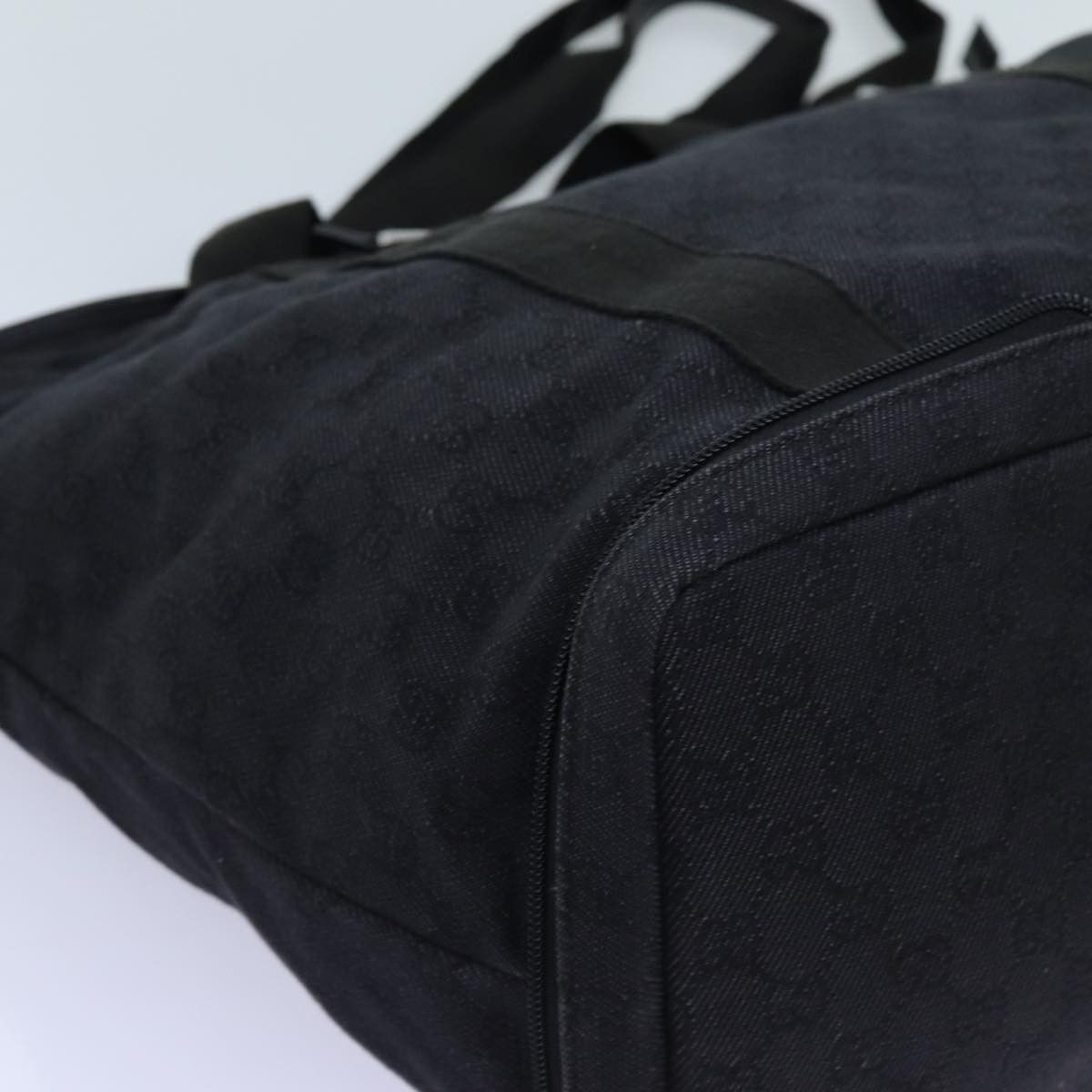 Gucci Gg Canvas Black Canvas Tote Bag (Pre-Owned) Size ONE SIZE - 15 Thumbnail