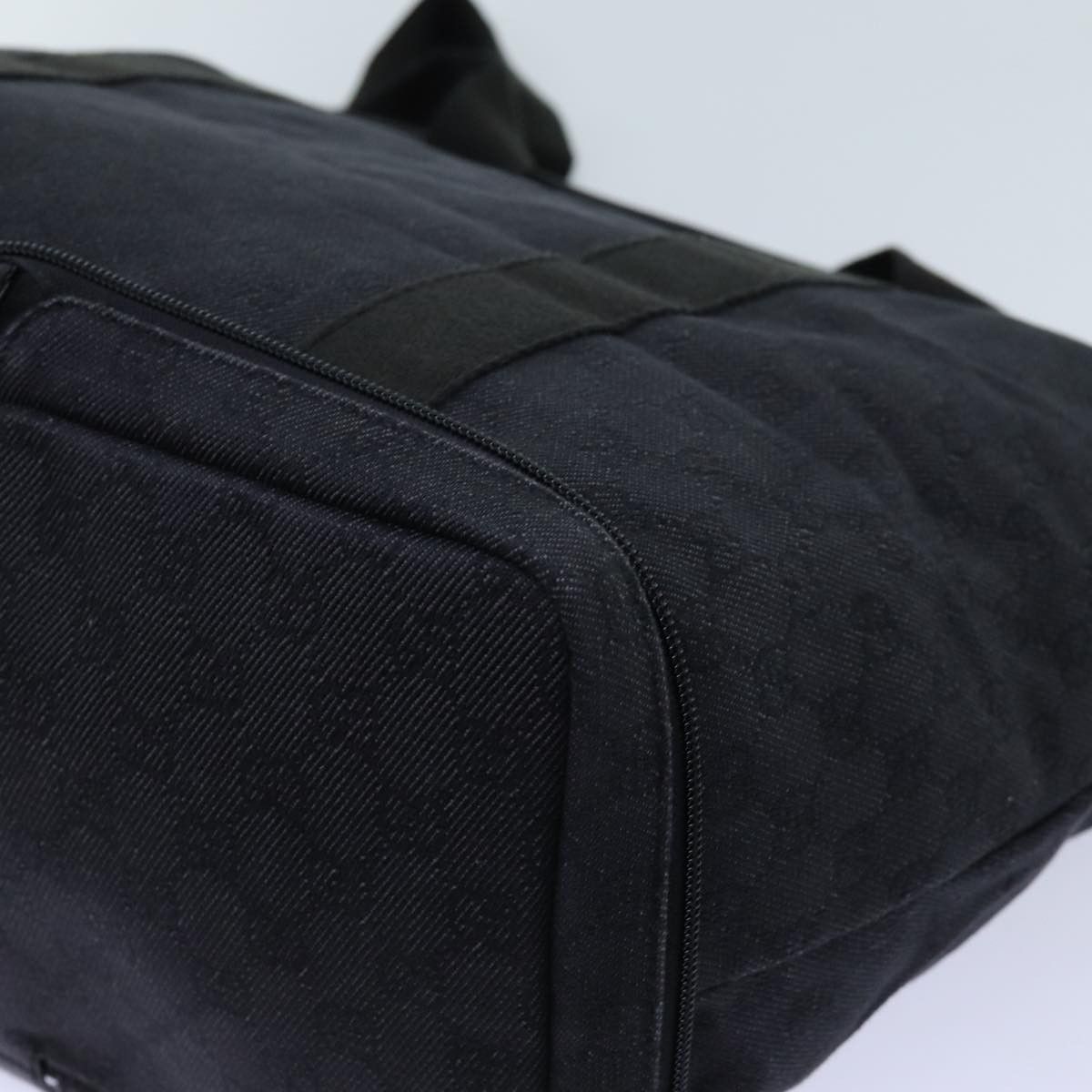 Gucci Gg Canvas Black Canvas Tote Bag (Pre-Owned) Size ONE SIZE - 16 Thumbnail