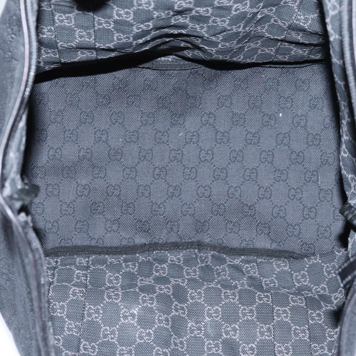 Gucci Gg Canvas Black Canvas Tote Bag (Pre-Owned) Size ONE SIZE - 5 Thumbnail