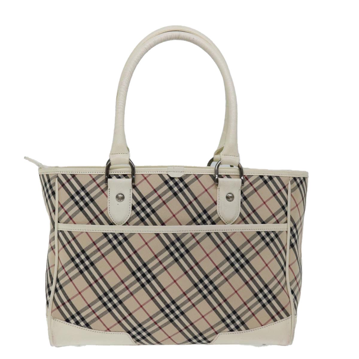 Burberry Nova Check Beige Canvas Handbag (Pre-Owned) Size ONE SIZE - 2 Thumbnail