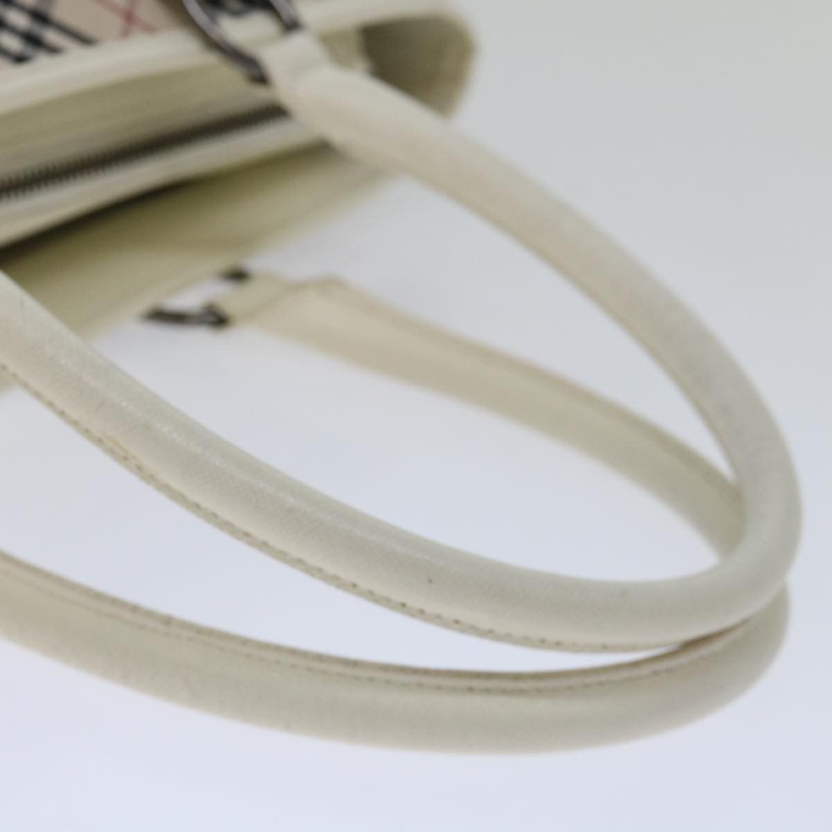 Burberry Nova Check Beige Canvas Handbag (Pre-Owned) Size ONE SIZE - 9 Thumbnail