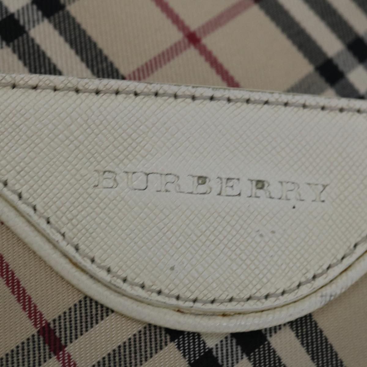 Burberry Nova Check Beige Canvas Handbag (Pre-Owned) Size ONE SIZE - 20 Thumbnail