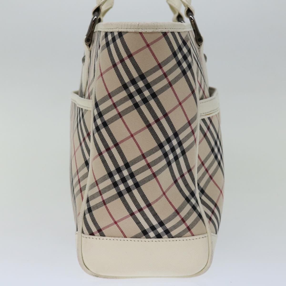 Burberry Nova Check Beige Canvas Handbag (Pre-Owned) Size ONE SIZE - 11 Thumbnail