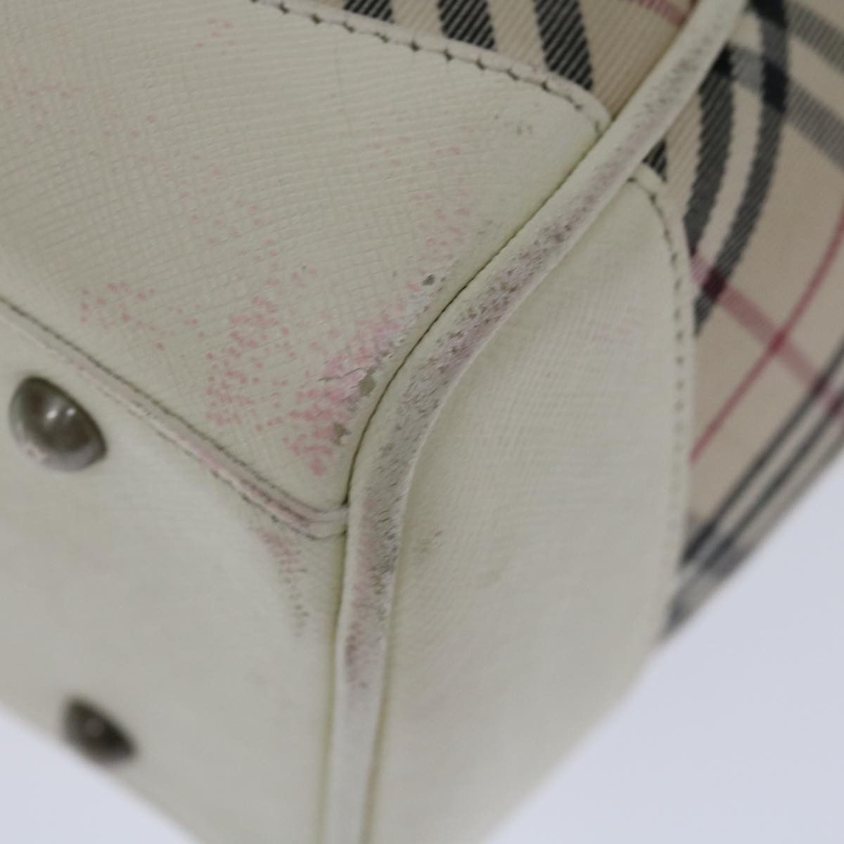 Burberry Nova Check Beige Canvas Handbag (Pre-Owned) Size ONE SIZE - 8 Thumbnail