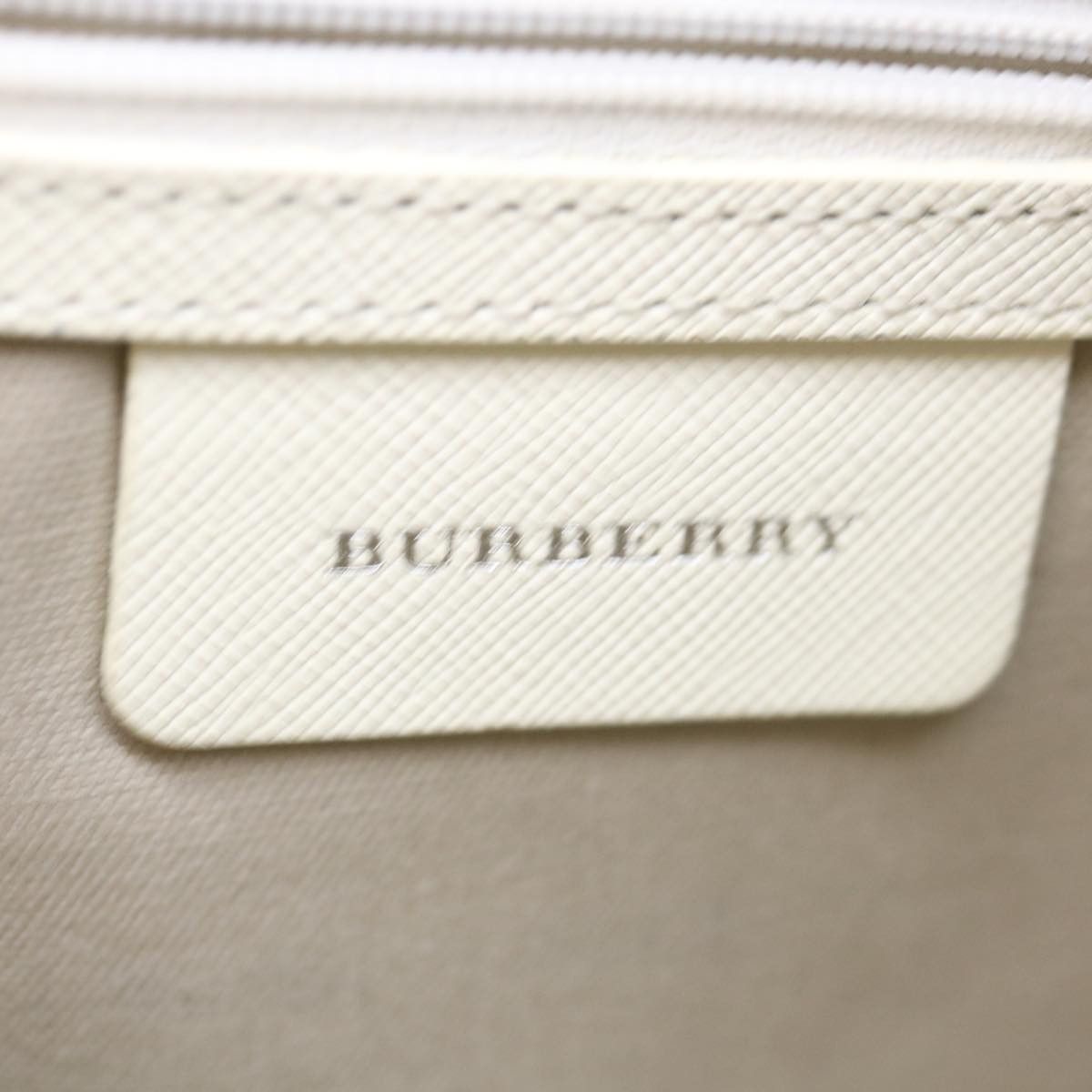 Burberry Nova Check Beige Canvas Handbag (Pre-Owned) Size ONE SIZE - 7 Thumbnail