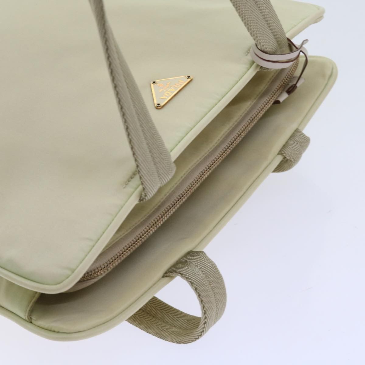 Prada Beige Synthetic Handbag (Pre-Owned) Size ONE SIZE - 10 Thumbnail