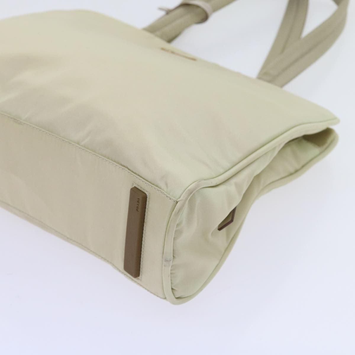 Prada Beige Synthetic Handbag (Pre-Owned) Size ONE SIZE - 12 Thumbnail