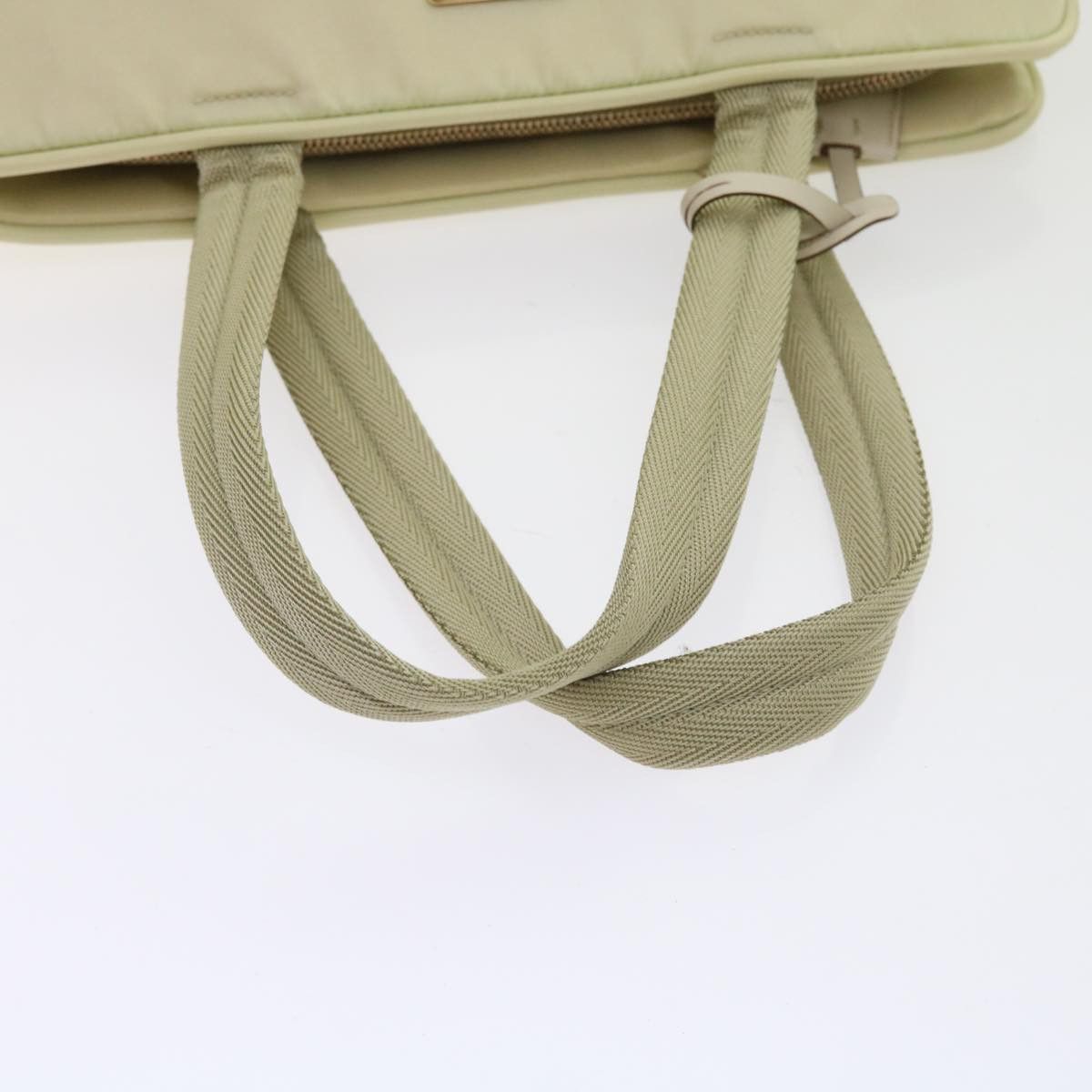 Prada Beige Synthetic Handbag (Pre-Owned) Size ONE SIZE - 4 Thumbnail