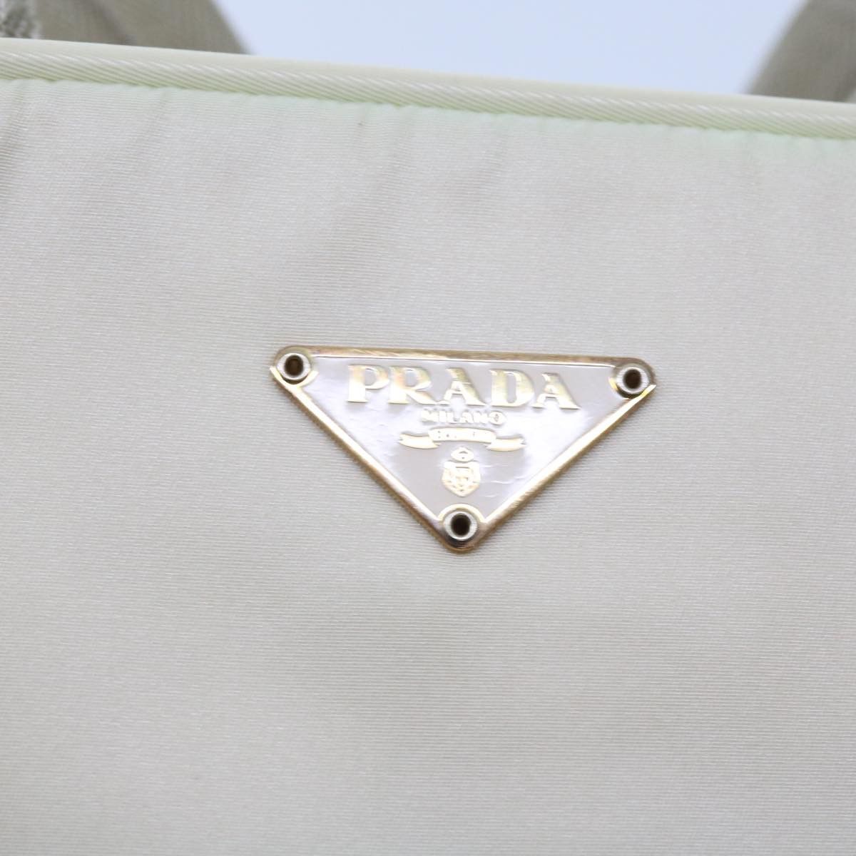 Prada Beige Synthetic Handbag (Pre-Owned) Size ONE SIZE - 17 Thumbnail