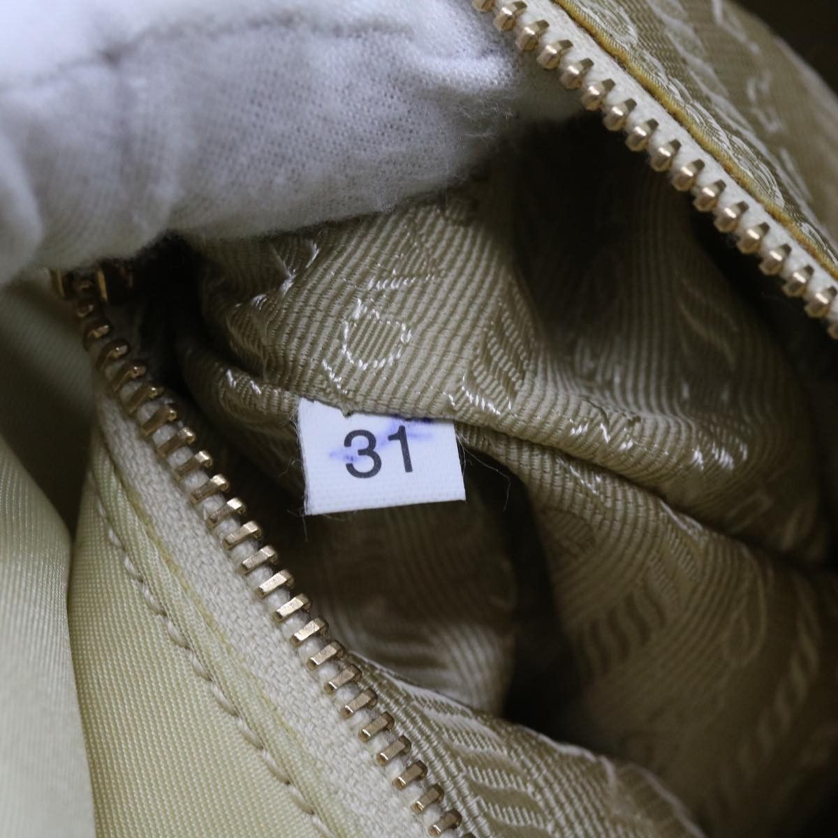 Prada Beige Synthetic Handbag (Pre-Owned) Size ONE SIZE - 6 Thumbnail
