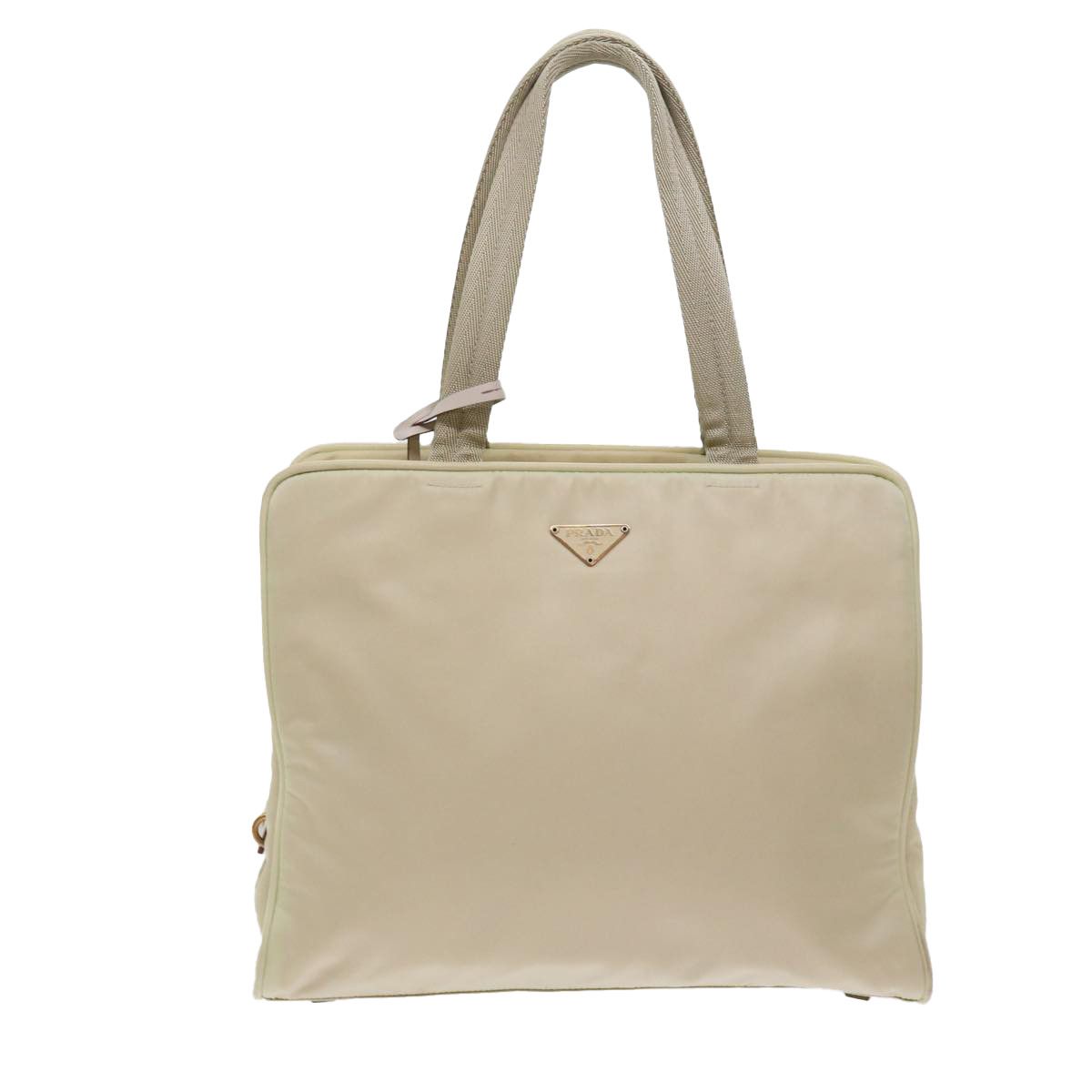 Prada Beige Synthetic Handbag (Pre-Owned) Size ONE SIZE - 20 Thumbnail