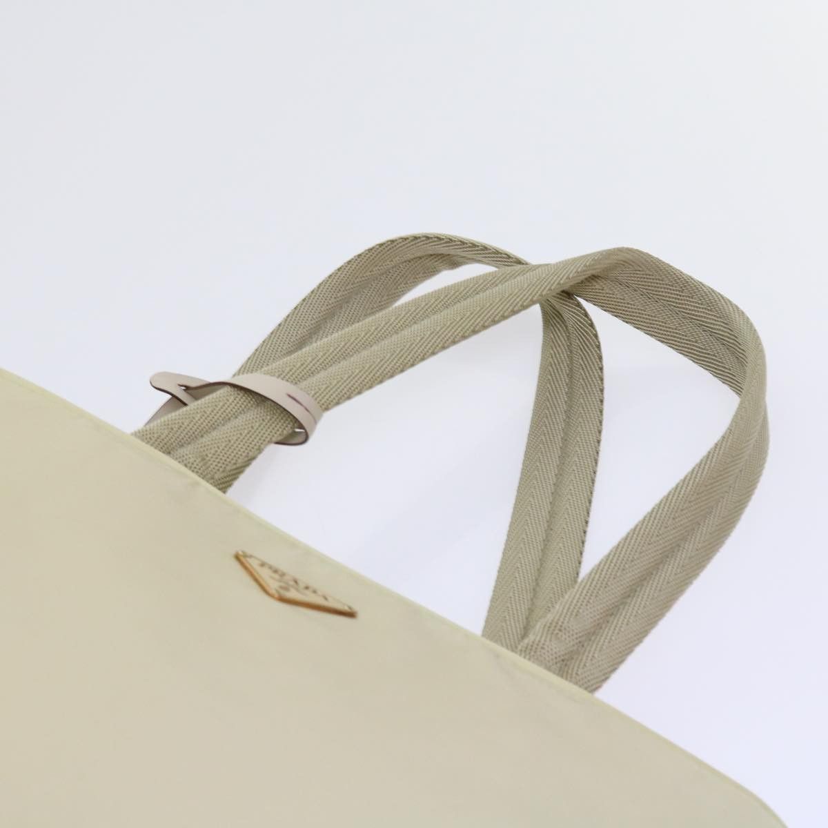 Prada Beige Synthetic Handbag (Pre-Owned) Size ONE SIZE - 11 Thumbnail