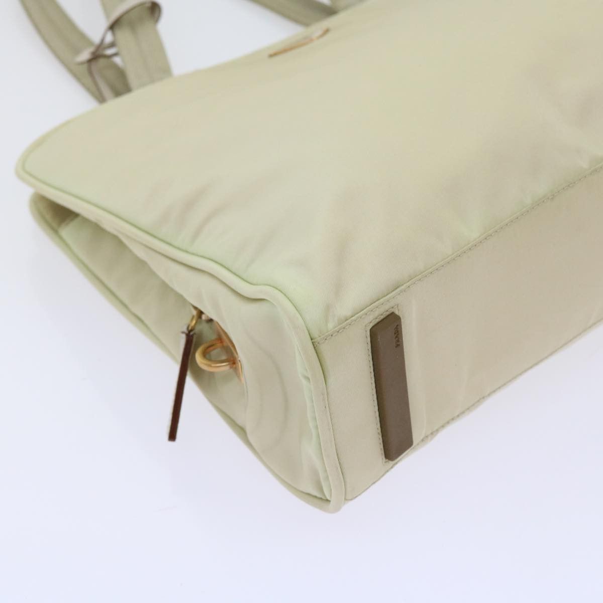 Prada Beige Synthetic Handbag (Pre-Owned) Size ONE SIZE - 13 Thumbnail