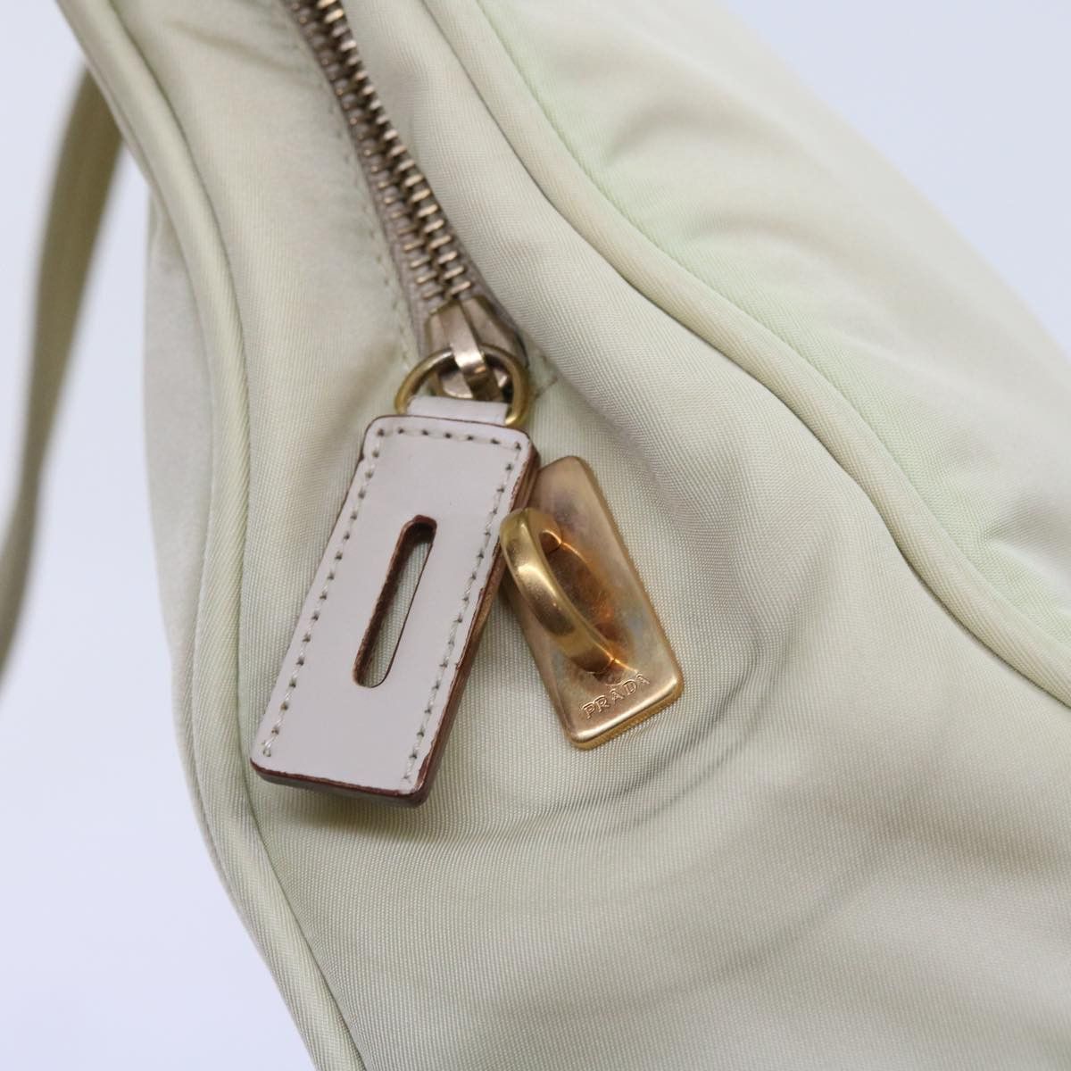 Prada Beige Synthetic Handbag (Pre-Owned) Size ONE SIZE - 18 Thumbnail