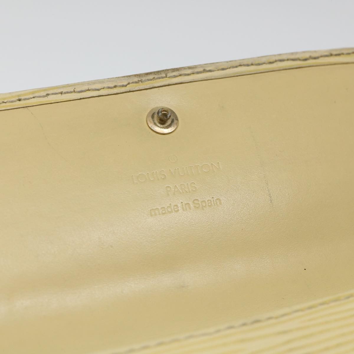 Louis Vuitton Portefeuille Ecru Leather Wallet (Pre-Owned) Size ONE SIZE - 7 Thumbnail