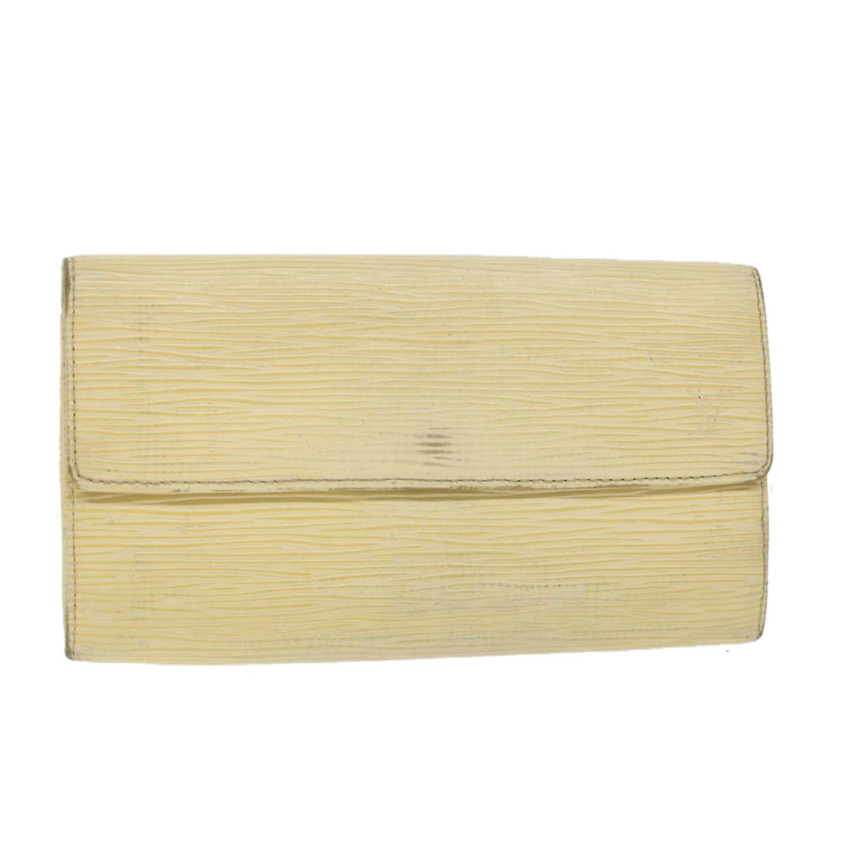 Louis Vuitton Portefeuille Ecru Leather Wallet (Pre-Owned) Size ONE SIZE - 10 Thumbnail