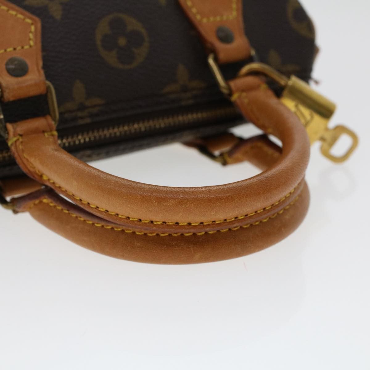 Louis Vuitton Nano Speedy Brown Canvas Handbag (Pre-Owned) Size ONE SIZE - 13 Thumbnail