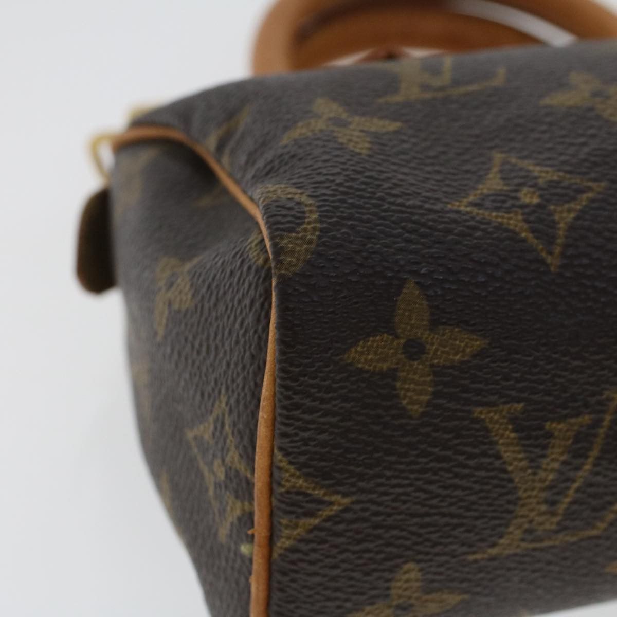 Louis Vuitton Nano Speedy Brown Canvas Handbag (Pre-Owned) Size ONE SIZE - 15 Thumbnail