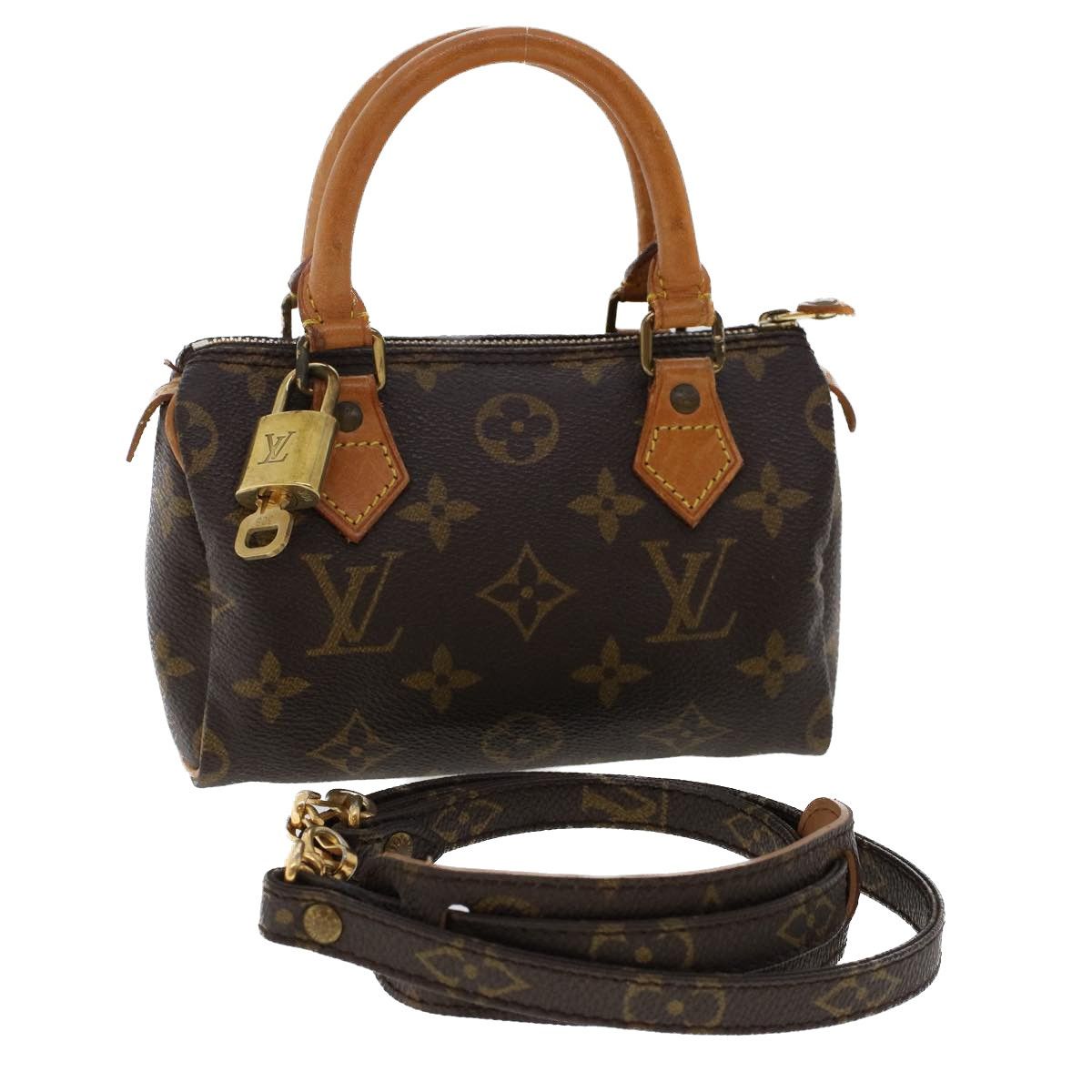 Louis Vuitton Nano Speedy Brown Canvas Handbag (Pre-Owned) Size ONE SIZE - 11 Thumbnail