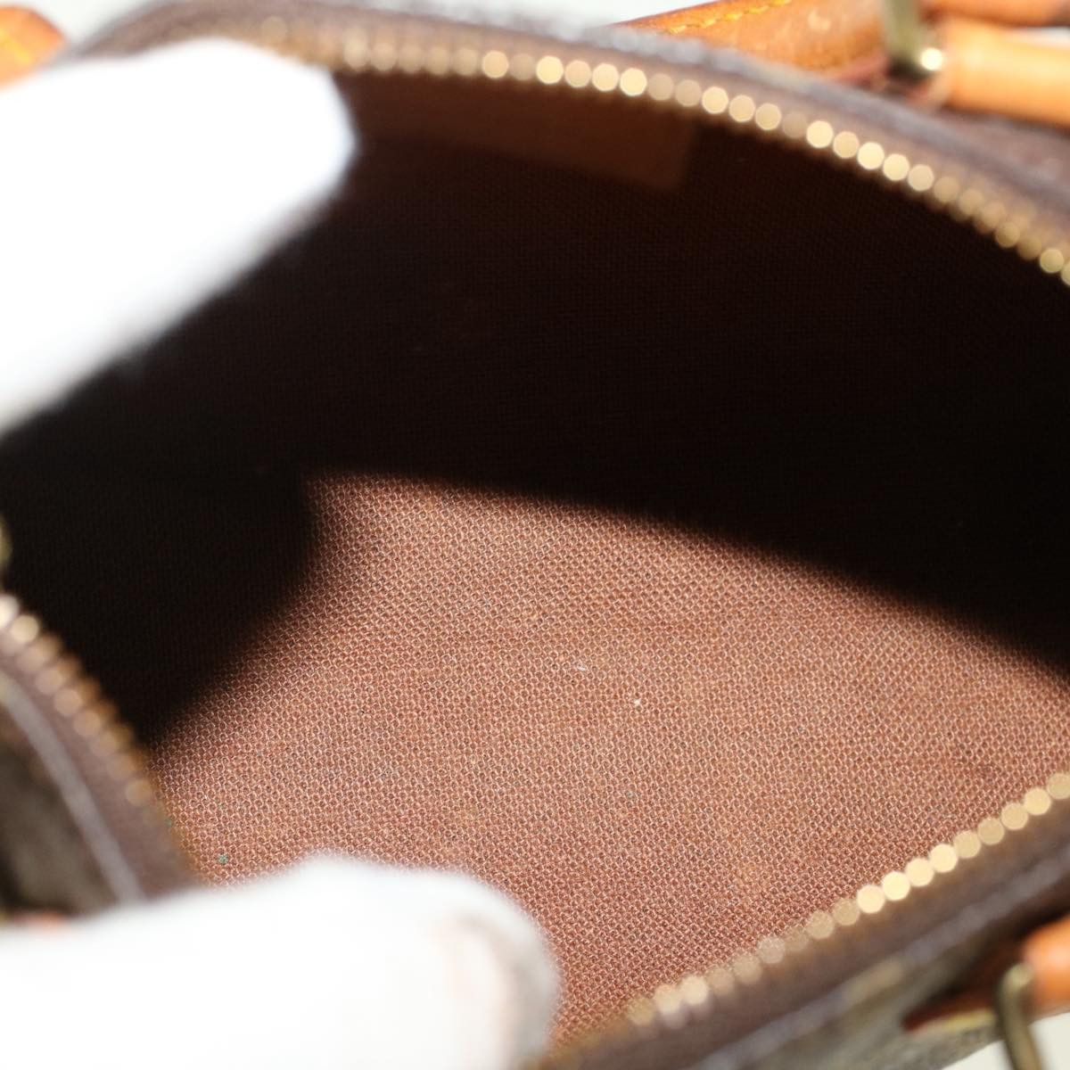 Louis Vuitton Nano Speedy Brown Canvas Handbag (Pre-Owned) Size ONE SIZE - 5 Thumbnail