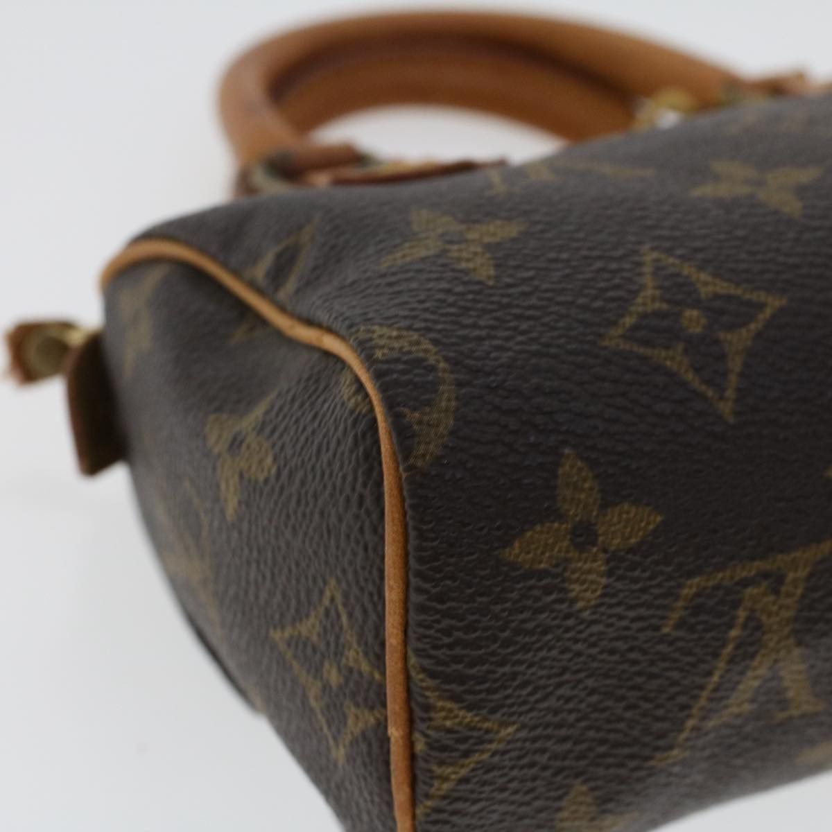 Louis Vuitton Nano Speedy Brown Canvas Handbag (Pre-Owned) Size ONE SIZE - 17 Thumbnail