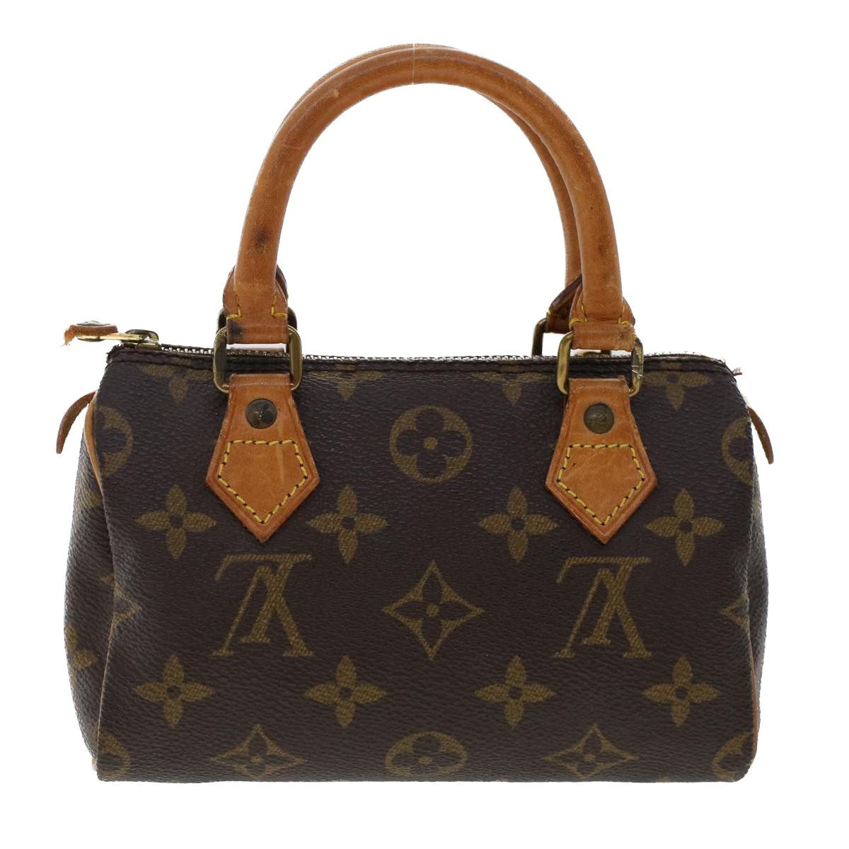 Louis Vuitton Nano Speedy Brown Canvas Handbag (Pre-Owned) Size ONE SIZE - 2 Thumbnail