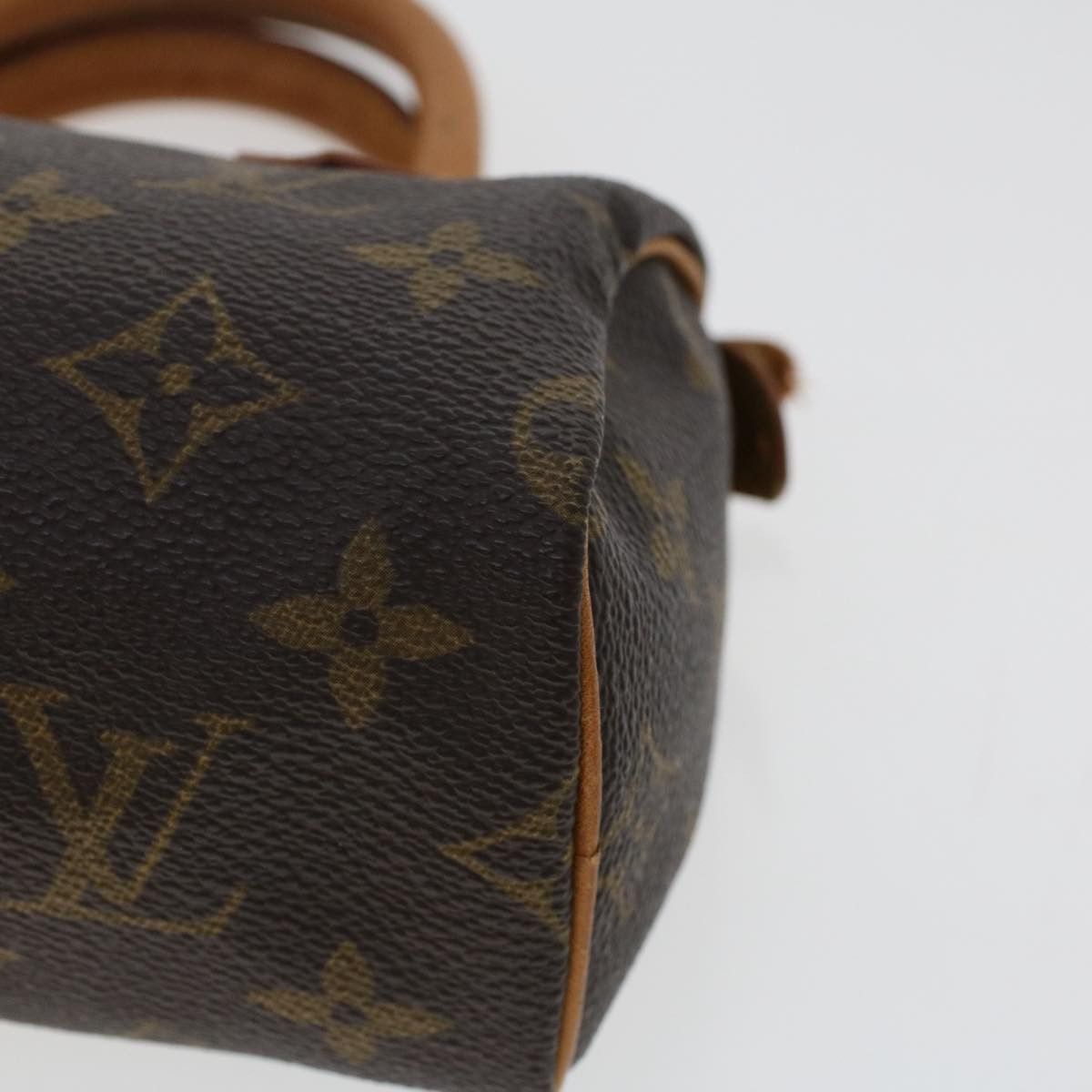 Louis Vuitton Nano Speedy Brown Canvas Handbag (Pre-Owned) Size ONE SIZE - 16 Thumbnail