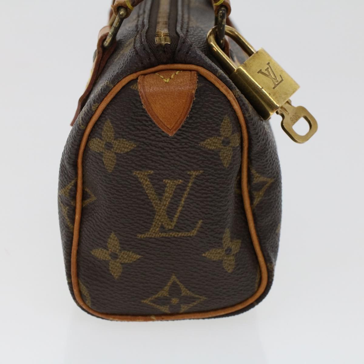 Louis Vuitton Nano Speedy Brown Canvas Handbag (Pre-Owned) Size ONE SIZE - 10 Thumbnail