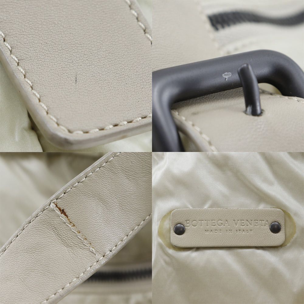 Bottega Veneta Beige Synthetic Handbag (Pre-Owned) Size ONE SIZE - 6 Thumbnail