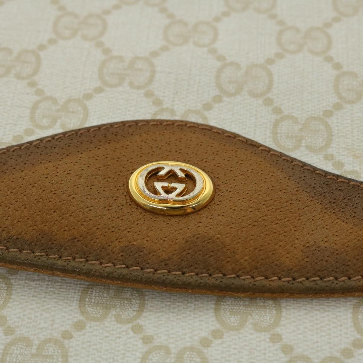 Gucci White Canvas Clutch Bag (Pre-Owned) Size ONE SIZE - 15 Thumbnail