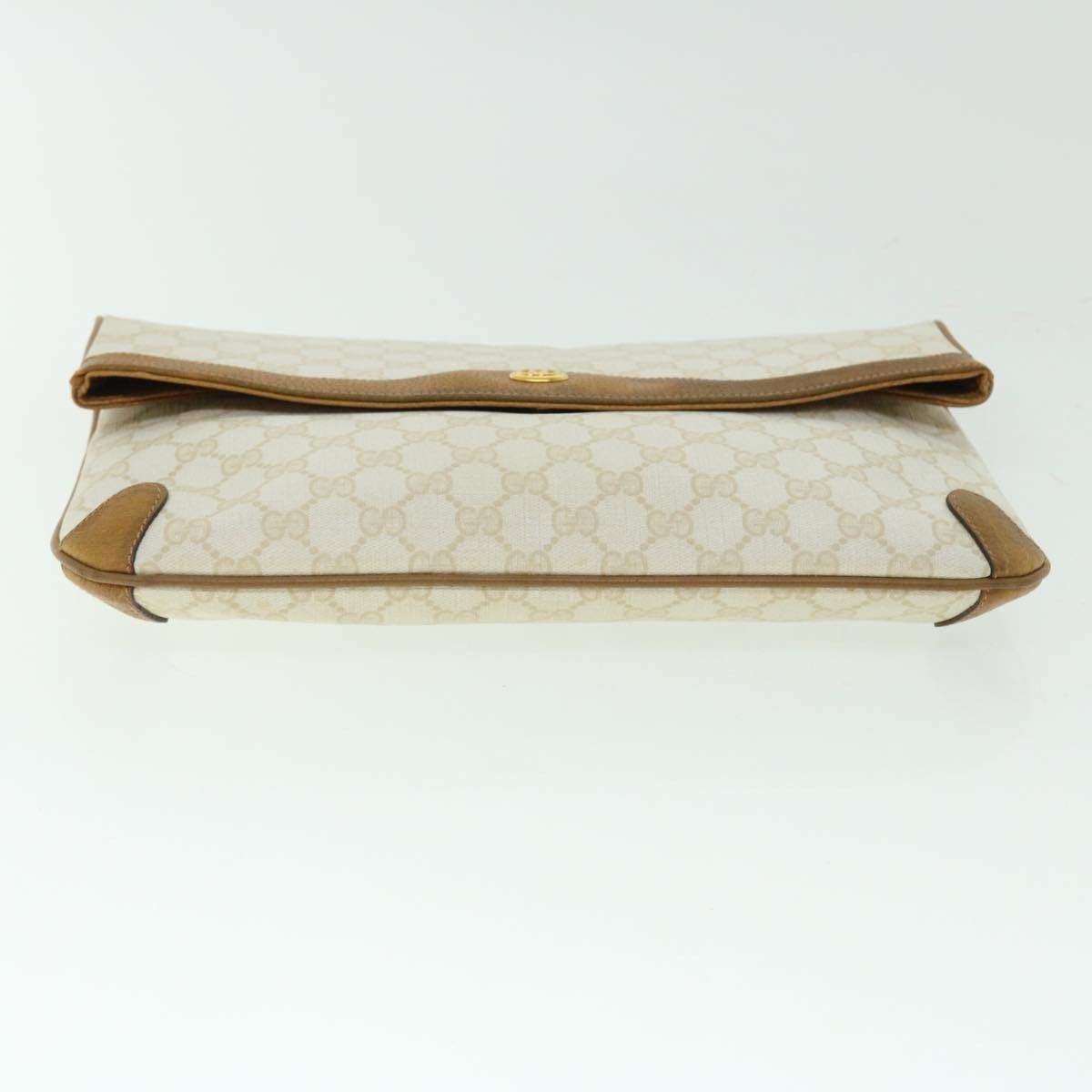 Gucci White Canvas Clutch Bag (Pre-Owned) Size ONE SIZE - 3 Thumbnail
