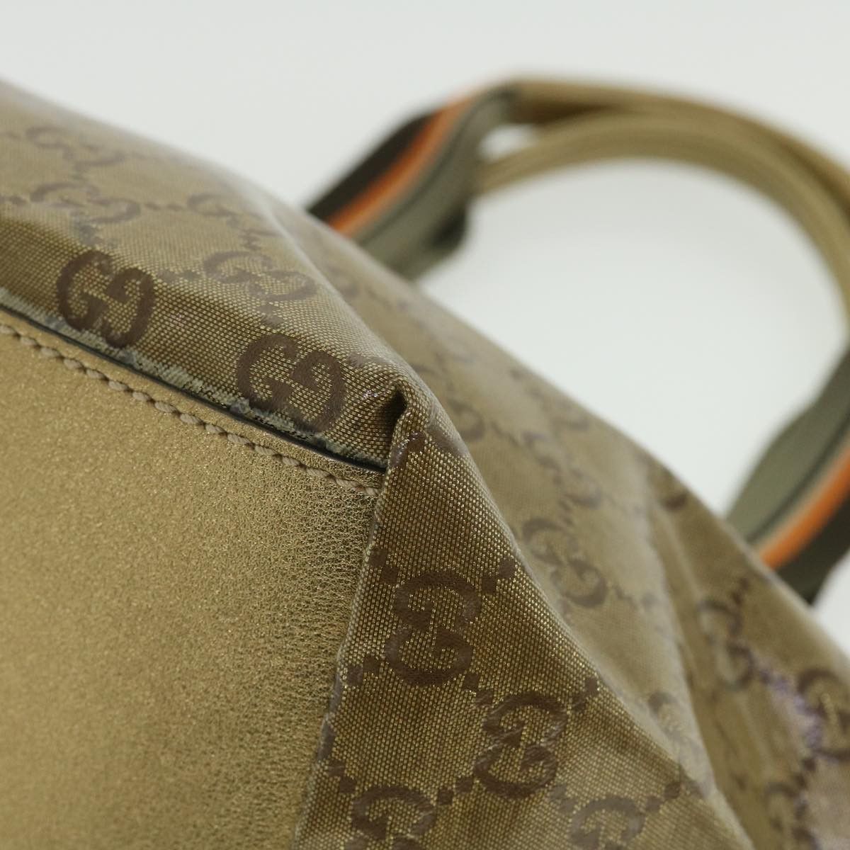 Gucci Gg Canvas Gold Canvas Shoulder Bag (Pre-Owned) Size ONE SIZE - 14 Thumbnail