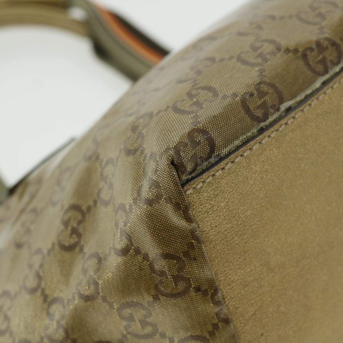 Gucci Gg Canvas Gold Canvas Shoulder Bag (Pre-Owned) Size ONE SIZE - 15 Thumbnail