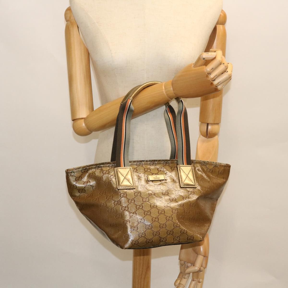 Gucci Gg Canvas Gold Canvas Shoulder Bag (Pre-Owned) Size ONE SIZE - 7 Thumbnail