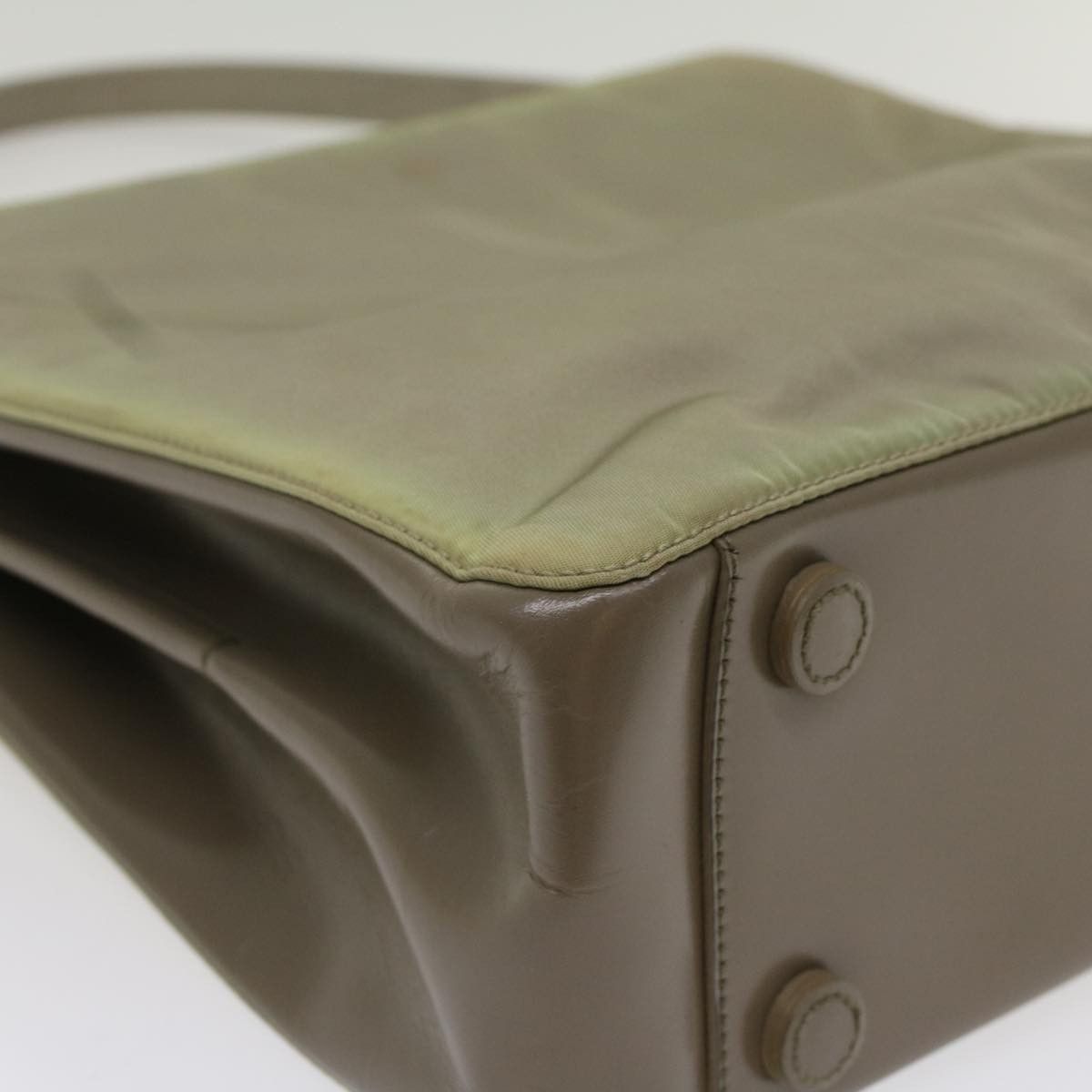 Prada Tessuto Khaki Synthetic Shoulder Bag (Pre-Owned) Size ONE SIZE - 15 Thumbnail