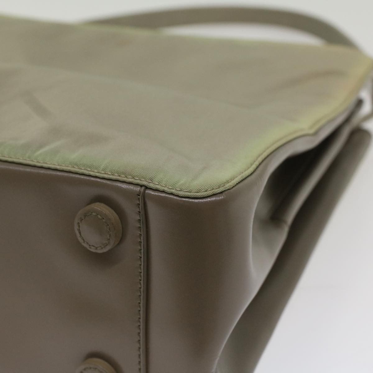 Prada Tessuto Khaki Synthetic Shoulder Bag (Pre-Owned) Size ONE SIZE - 14 Thumbnail