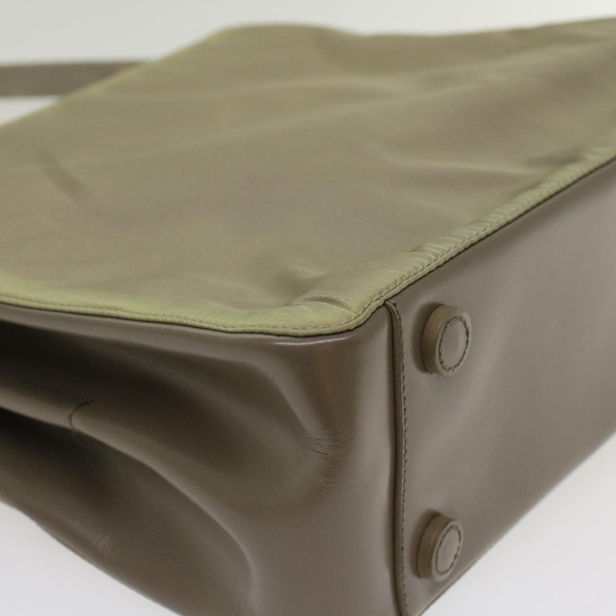 Prada Tessuto Khaki Synthetic Shoulder Bag (Pre-Owned) Size ONE SIZE - 17 Thumbnail