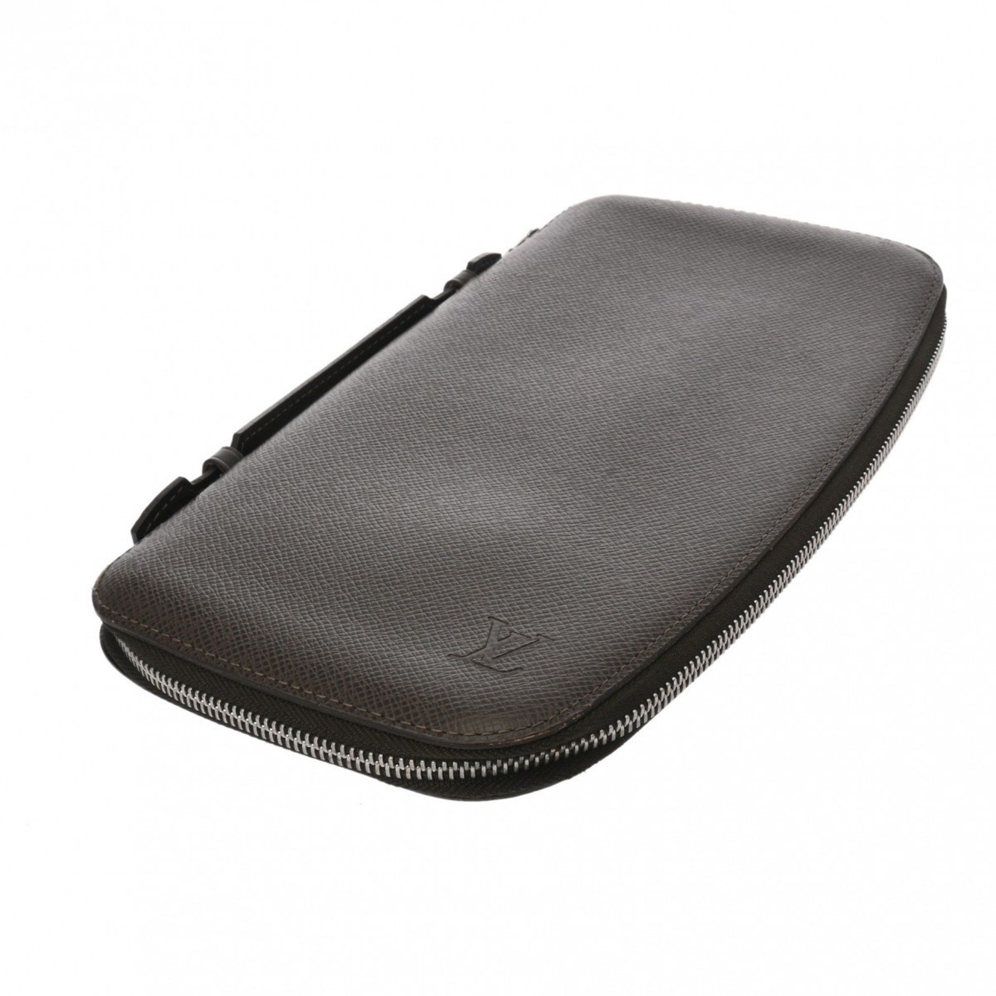 Louis Vuitton LOUIS VUITTON Taiga Grizzly M30658 Men's Leather Travel Case Size ONE SIZE - 4 Thumbnail