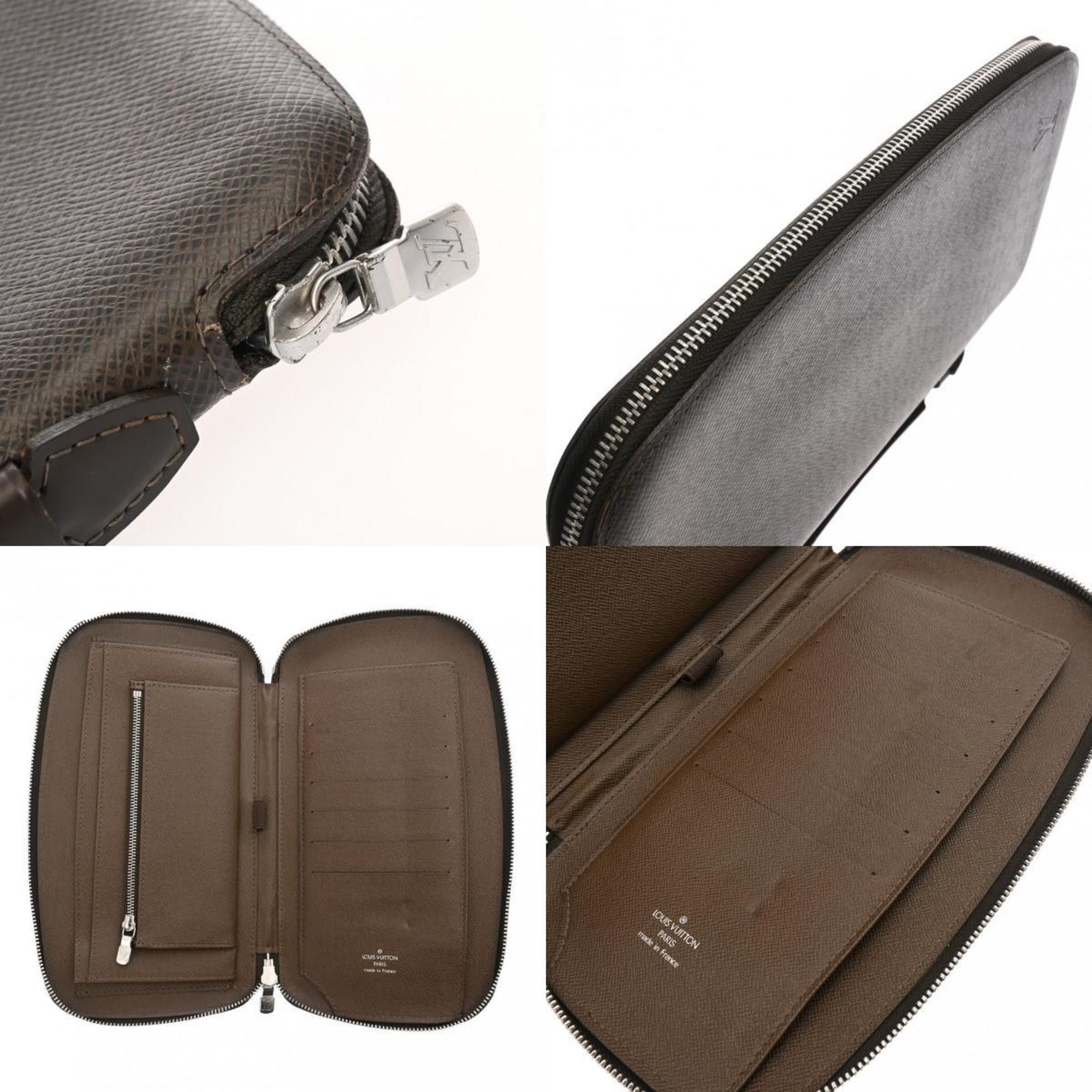 Louis Vuitton LOUIS VUITTON Taiga Grizzly M30658 Men's Leather Travel Case Size ONE SIZE - 11 Thumbnail