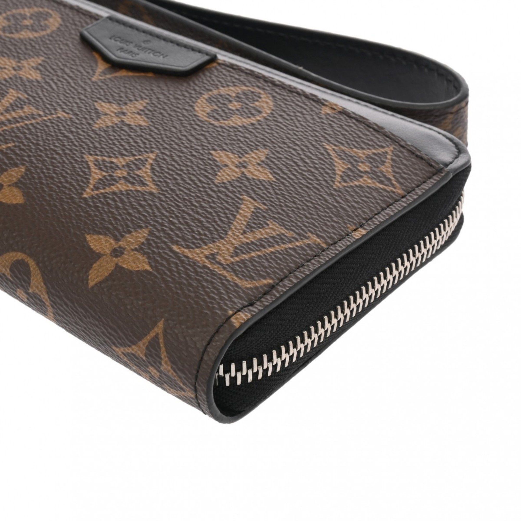 Louis Vuitton LOUIS VUITTON Macassar Zippy Dragonne Brown/Black M69407 Men's Monogram Canvas Long Wallet Size ONE SIZE - 6 Thumbnail