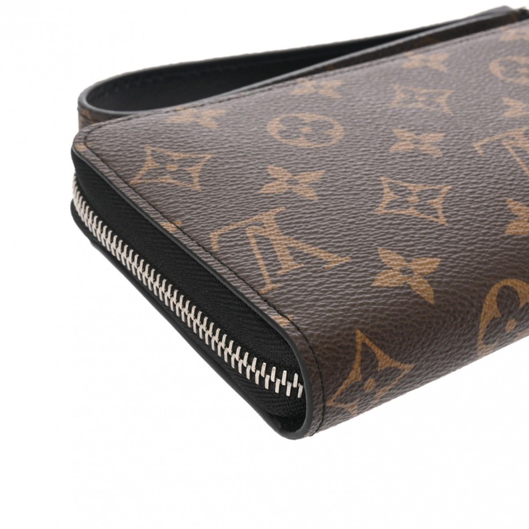 Louis Vuitton LOUIS VUITTON Macassar Zippy Dragonne Brown/Black M69407 Men's Monogram Canvas Long Wallet Size ONE SIZE - 7 Thumbnail