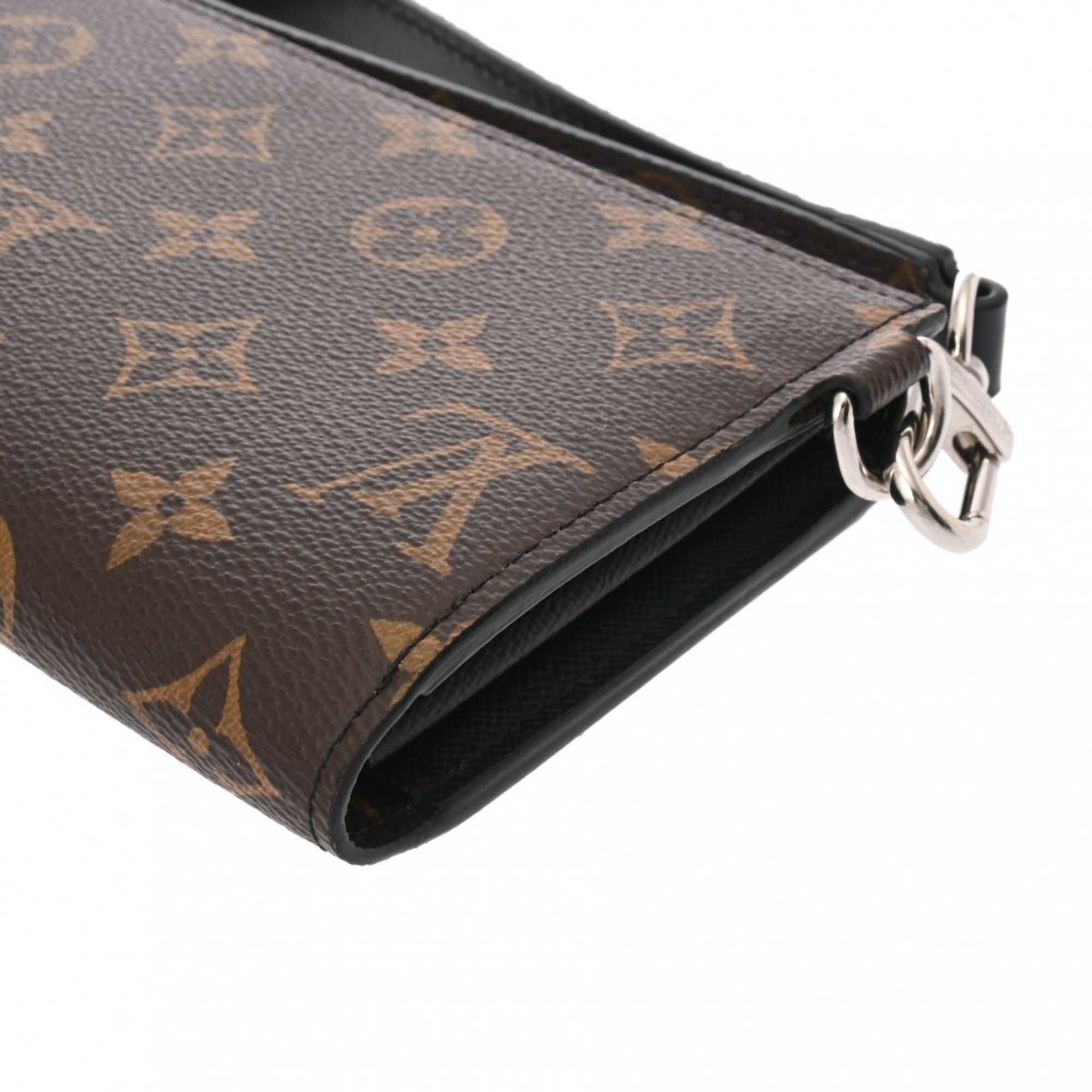 Louis Vuitton LOUIS VUITTON Macassar Zippy Dragonne Brown/Black M69407 Men's Monogram Canvas Long Wallet Size ONE SIZE - 8 Thumbnail