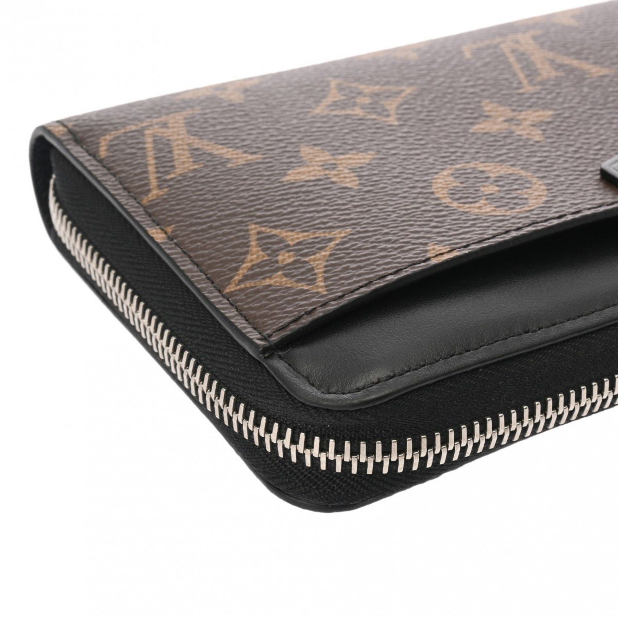 Louis Vuitton LOUIS VUITTON Macassar Zippy Dragonne Brown/Black M69407 Men's Monogram Canvas Long Wallet Size ONE SIZE - 11 Thumbnail