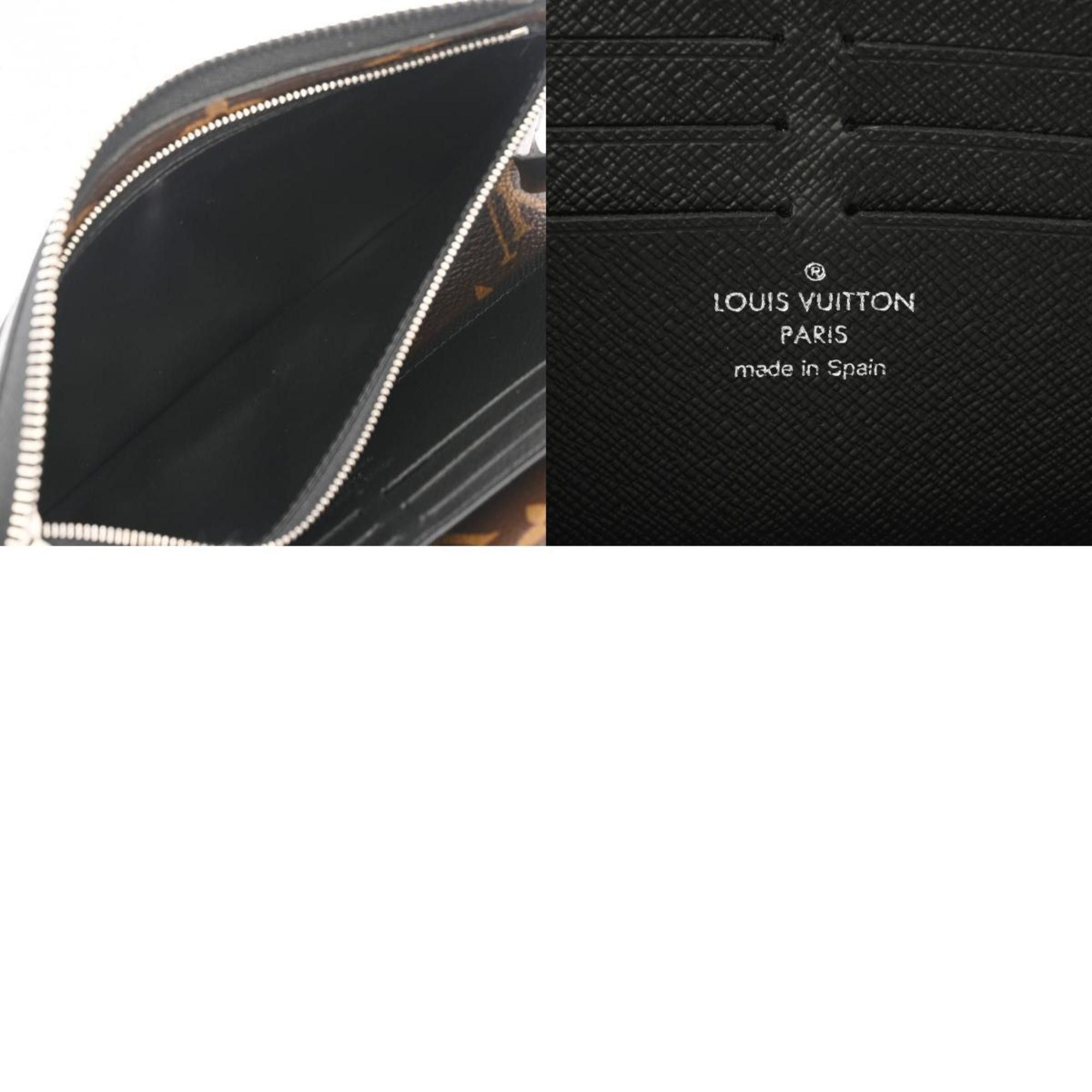 Louis Vuitton LOUIS VUITTON Macassar Zippy Dragonne Brown/Black M69407 Men's Monogram Canvas Long Wallet Size ONE SIZE - 13 Thumbnail