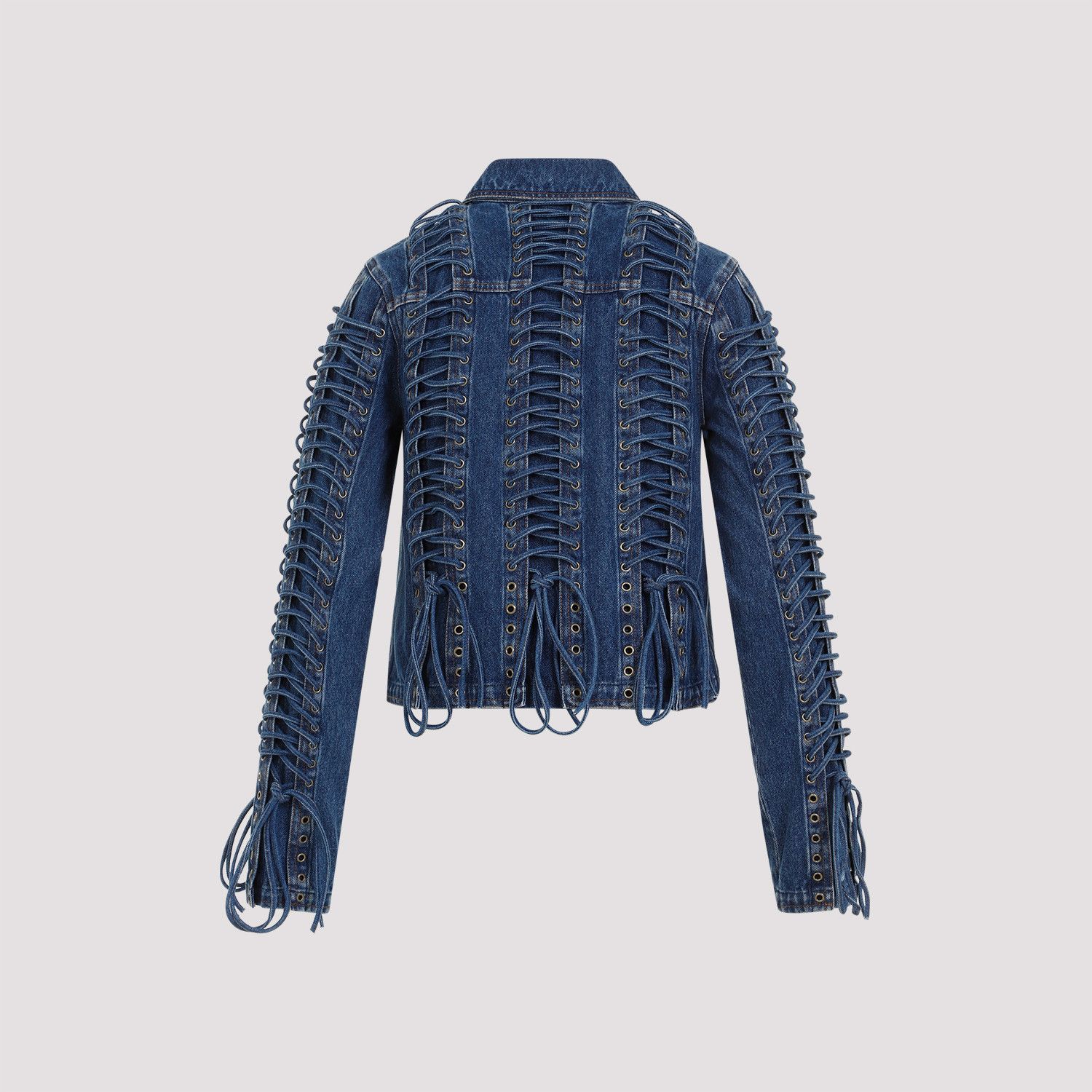 Jean Paul Gaultier Jean Paul Gaultier Corset Denim Jacket Size S / US 4 / IT 40 - 2 Thumbnail
