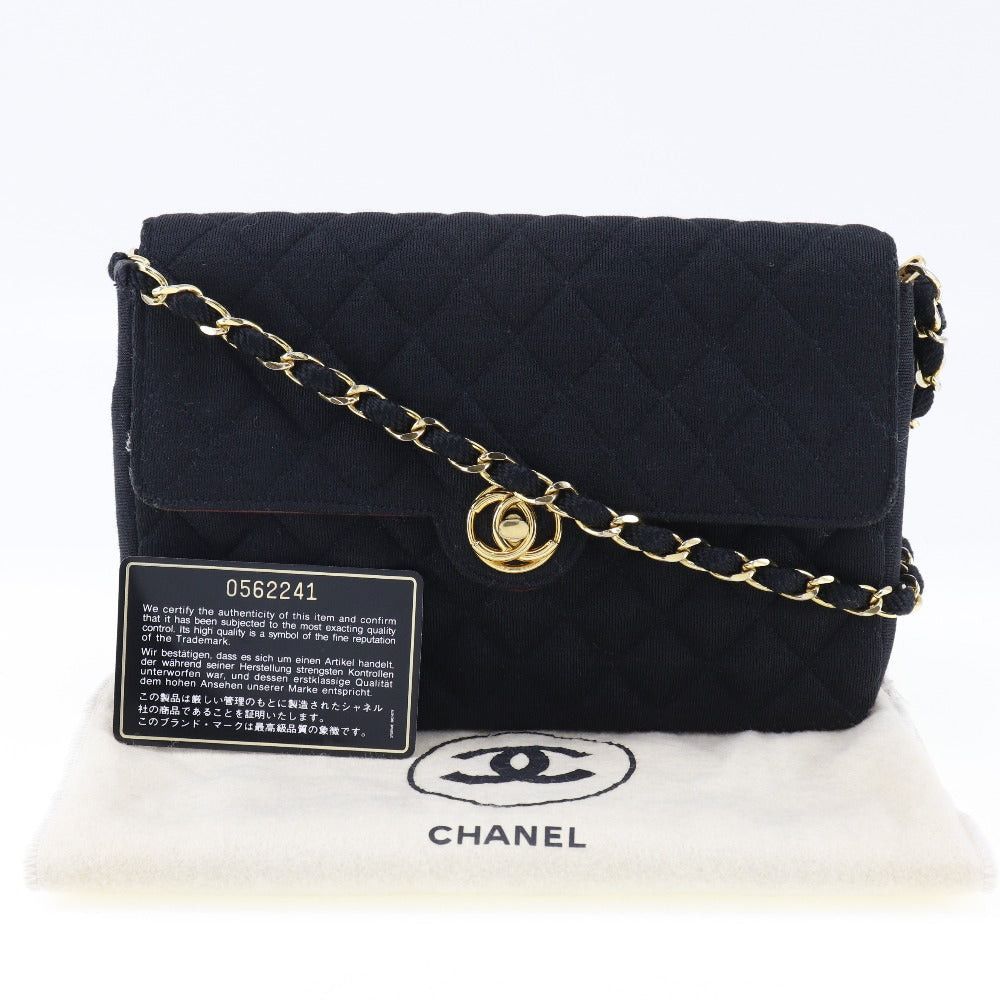 Chanel Black Cotton Shoulder Bag (Pre-Owned) Size ONE SIZE - 5 Thumbnail
