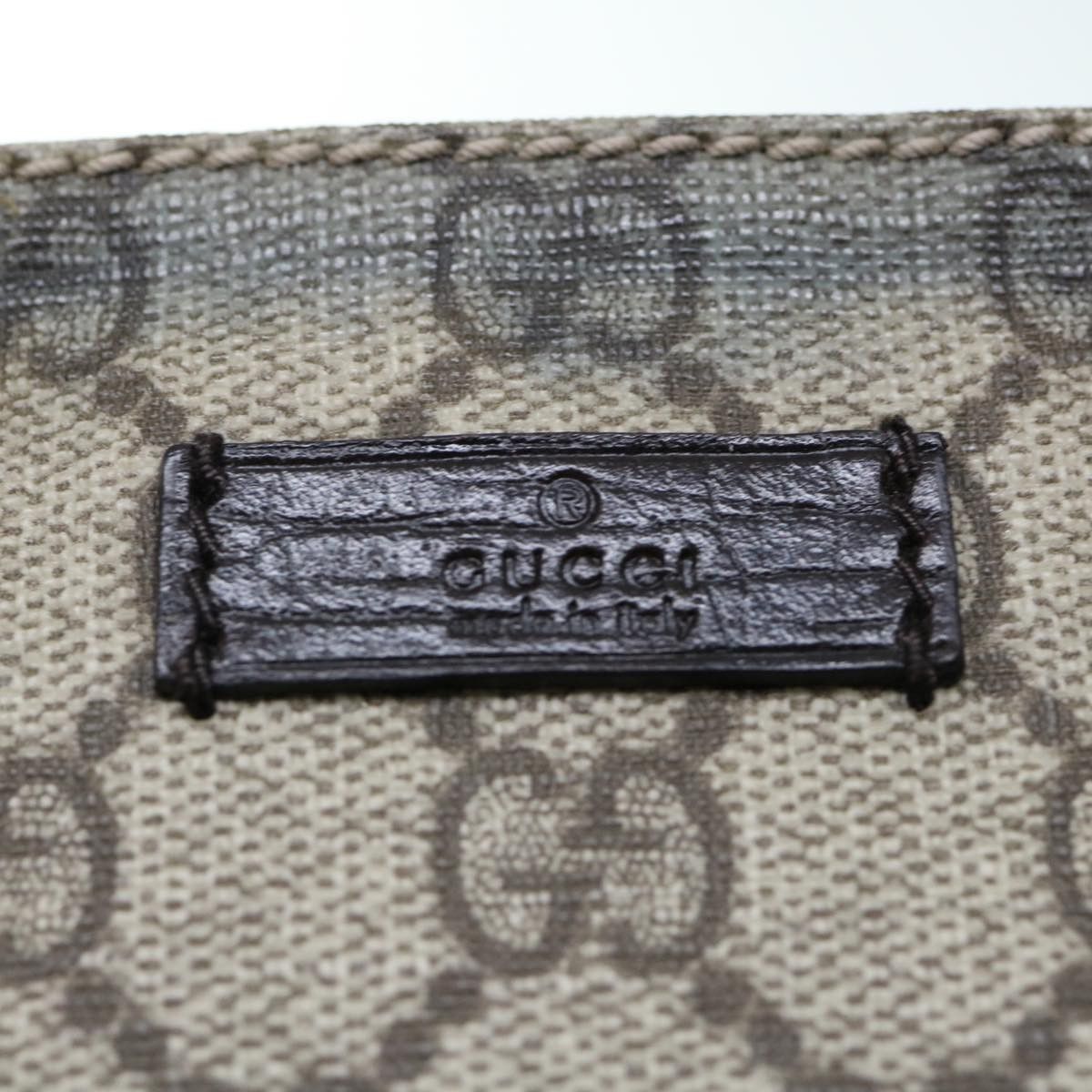Gucci Gg Canvas Beige Canvas Handbag (Pre-Owned) Size ONE SIZE - 8 Thumbnail