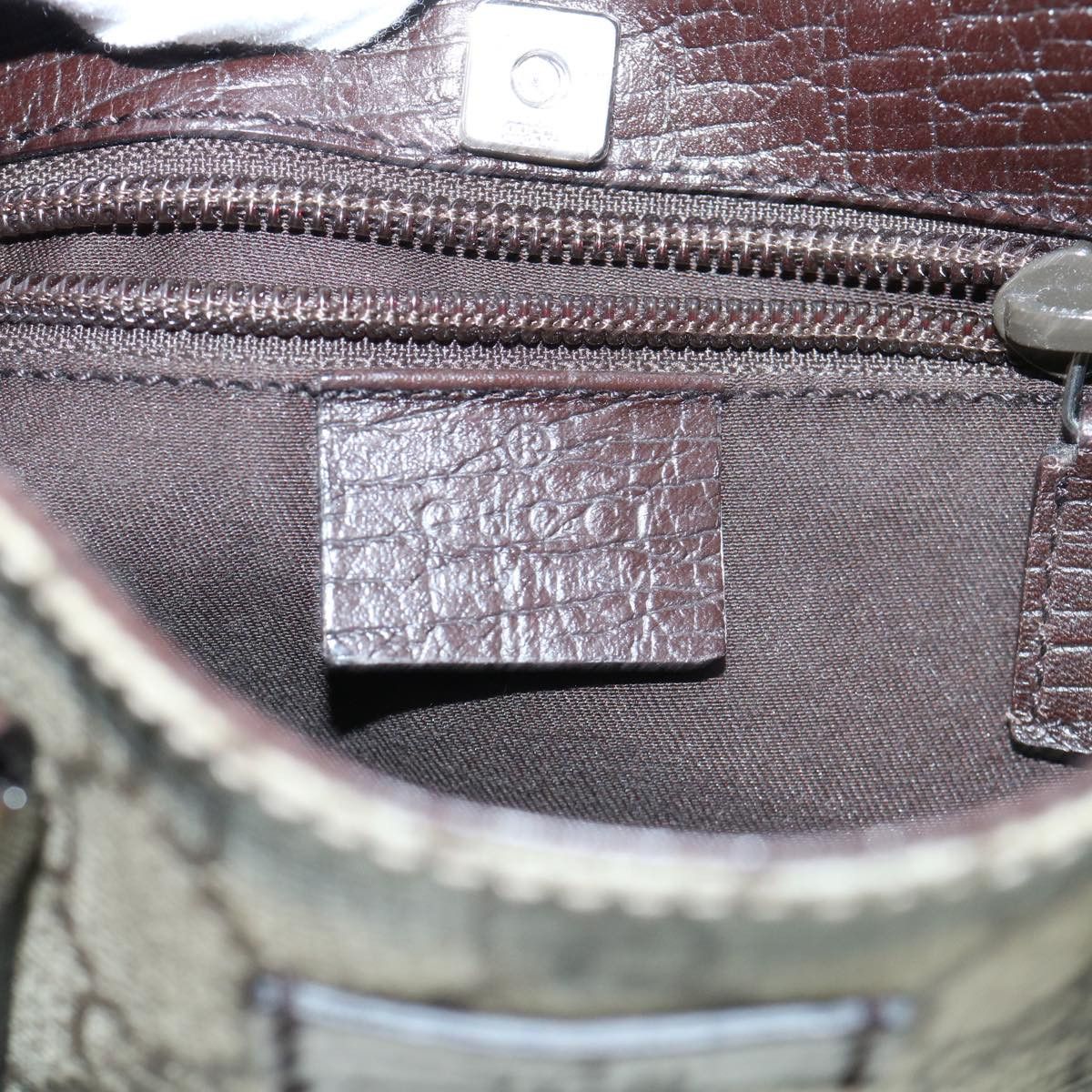 Gucci Gg Canvas Beige Canvas Handbag (Pre-Owned) Size ONE SIZE - 18 Thumbnail