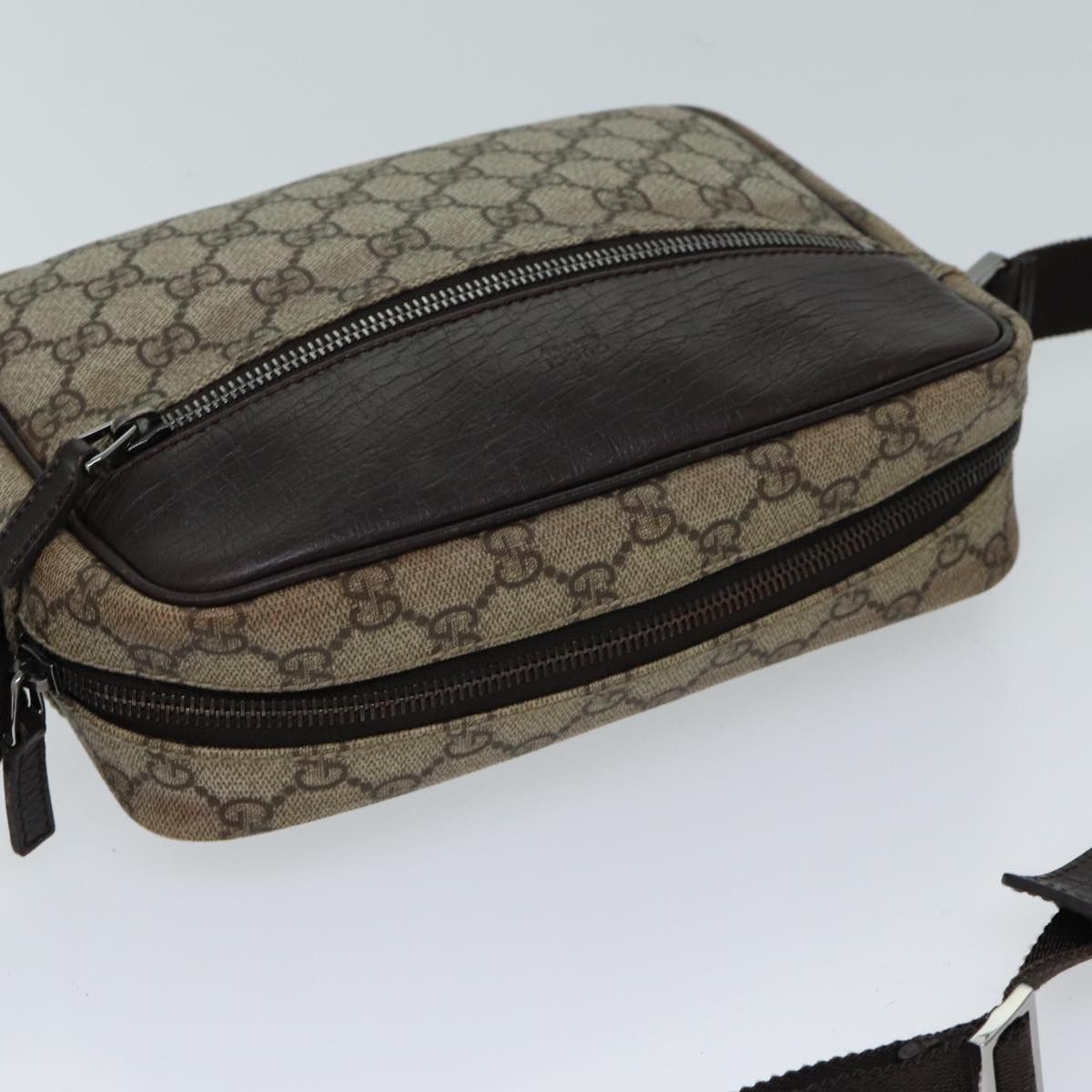 Gucci Supreme Gg Beige Canvas Shoulder Bag (Pre-Owned) Size ONE SIZE - 12 Thumbnail