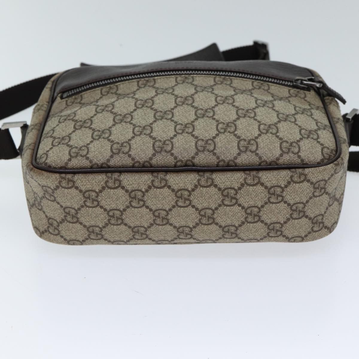Gucci Supreme Gg Beige Canvas Shoulder Bag (Pre-Owned) Size ONE SIZE - 3 Thumbnail